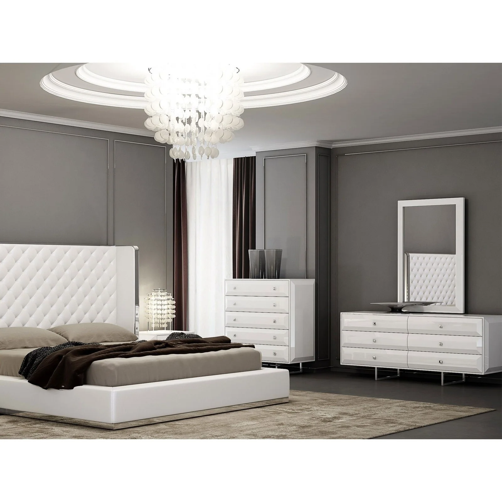 Whiteline Modern Living Abrazo Double Dresser - Image 4
