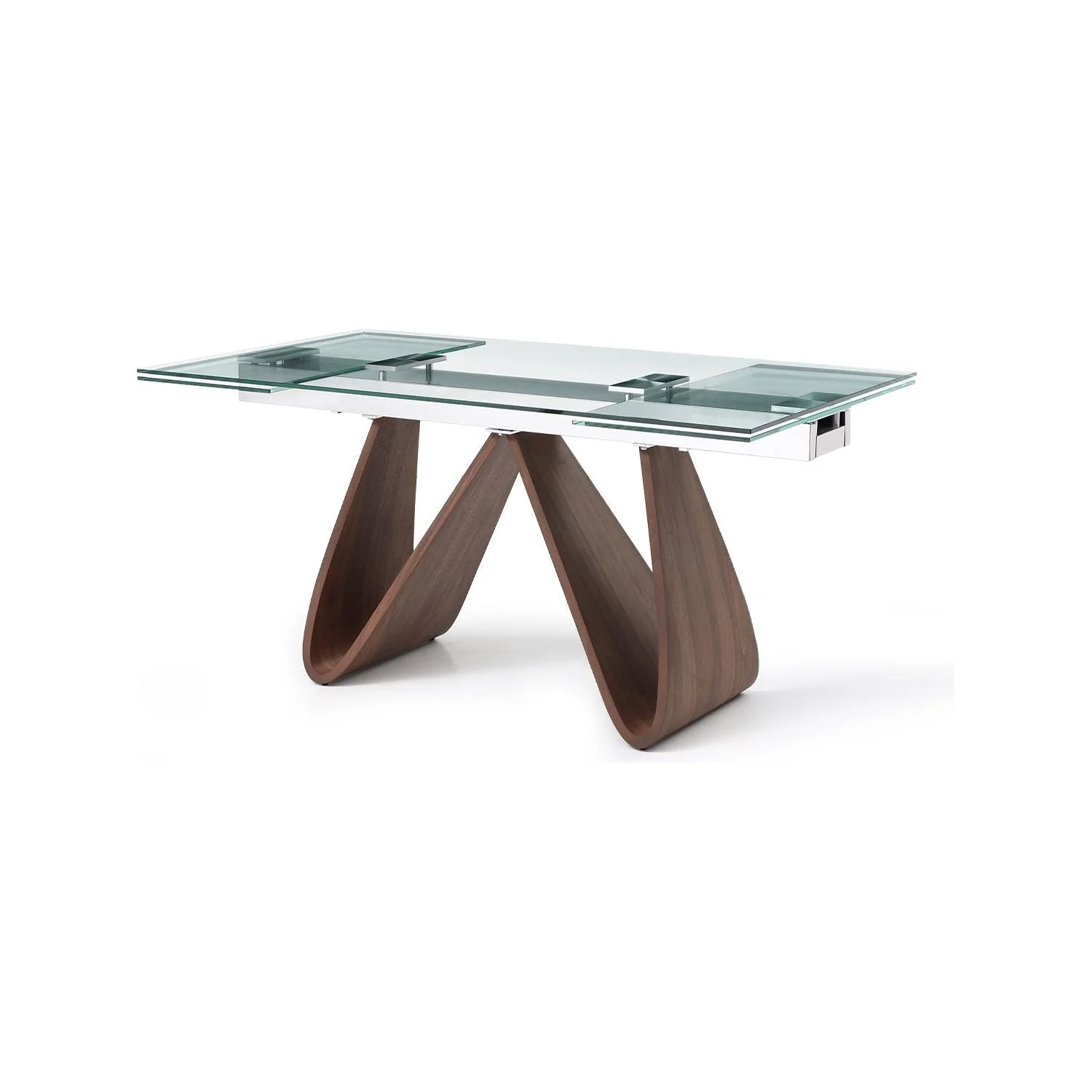 Whiteline Modern Living Emory Extendable Dining Table - Image 2