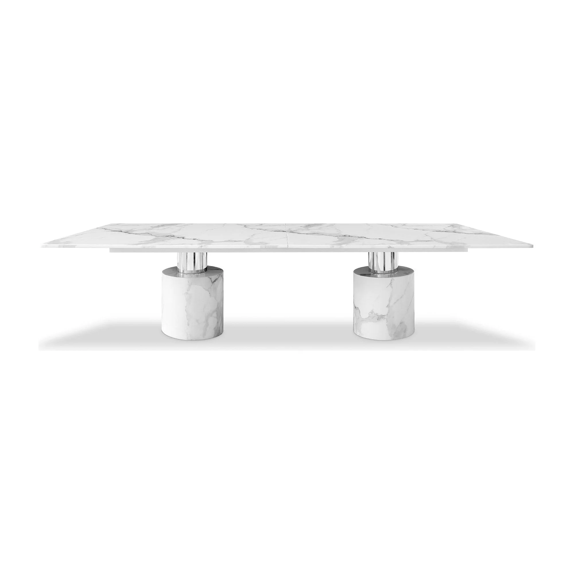 Whiteline Modern Living Geneva Large Dining Table - Image 3