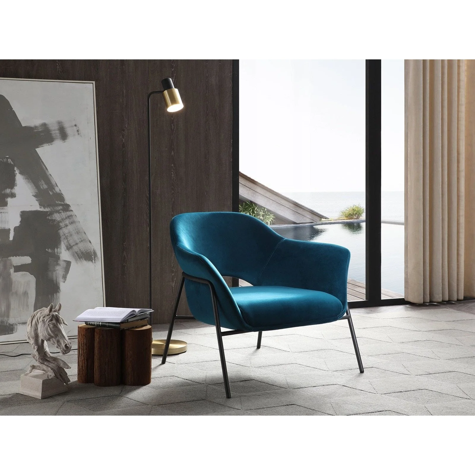 Whiteline Modern Living Karla Leisure Chair
