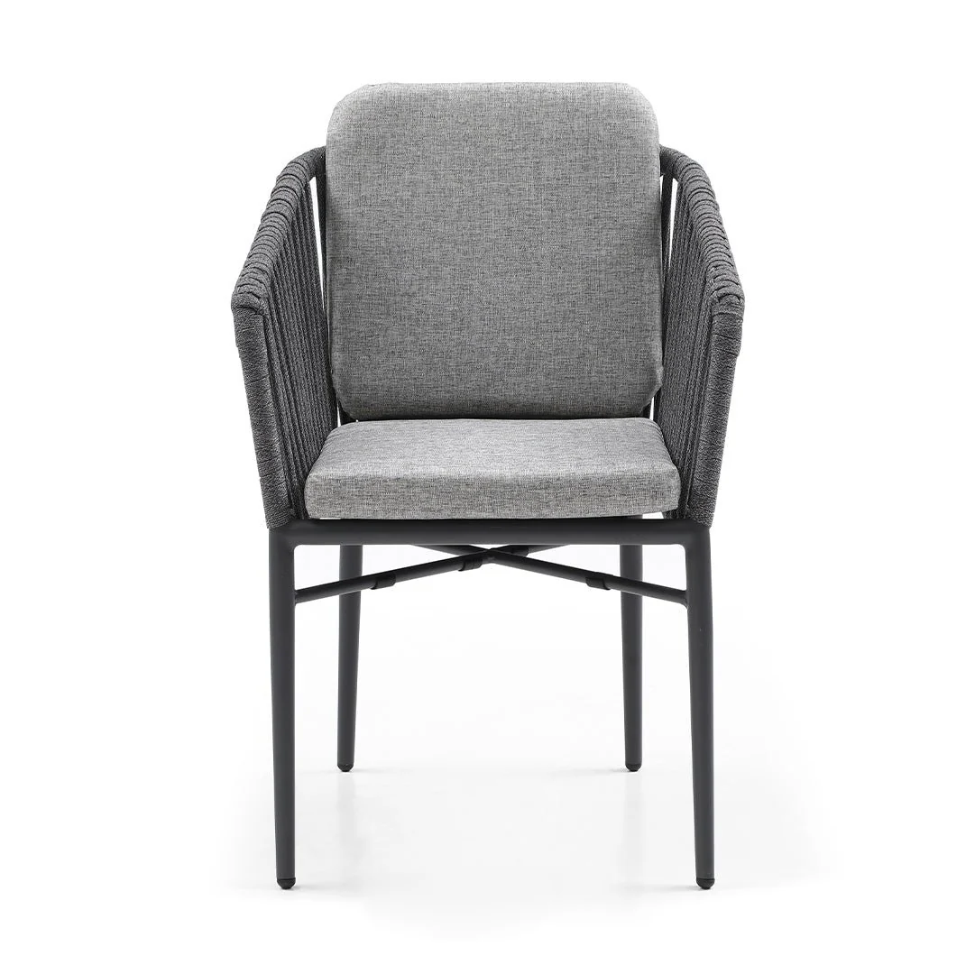 Whiteline Modern Living Lynn Outdoor Dining Amrchair - Image 2
