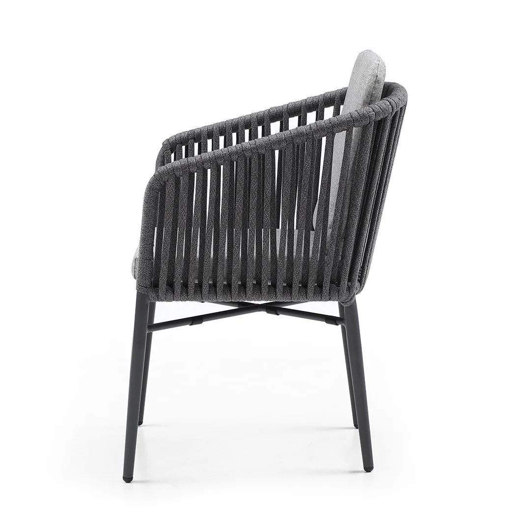 Whiteline Modern Living Lynn Outdoor Dining Amrchair - Image 4