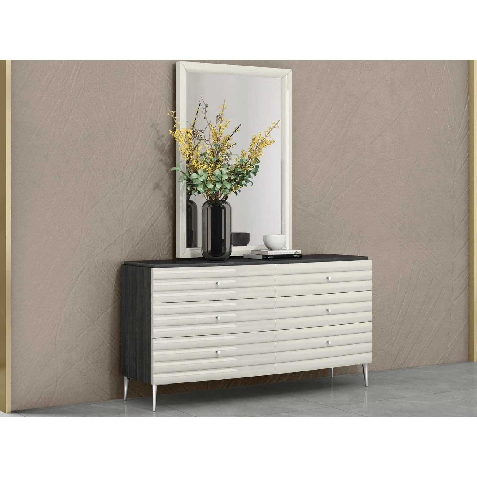 Whiteline Modern Living Pino Dresser
