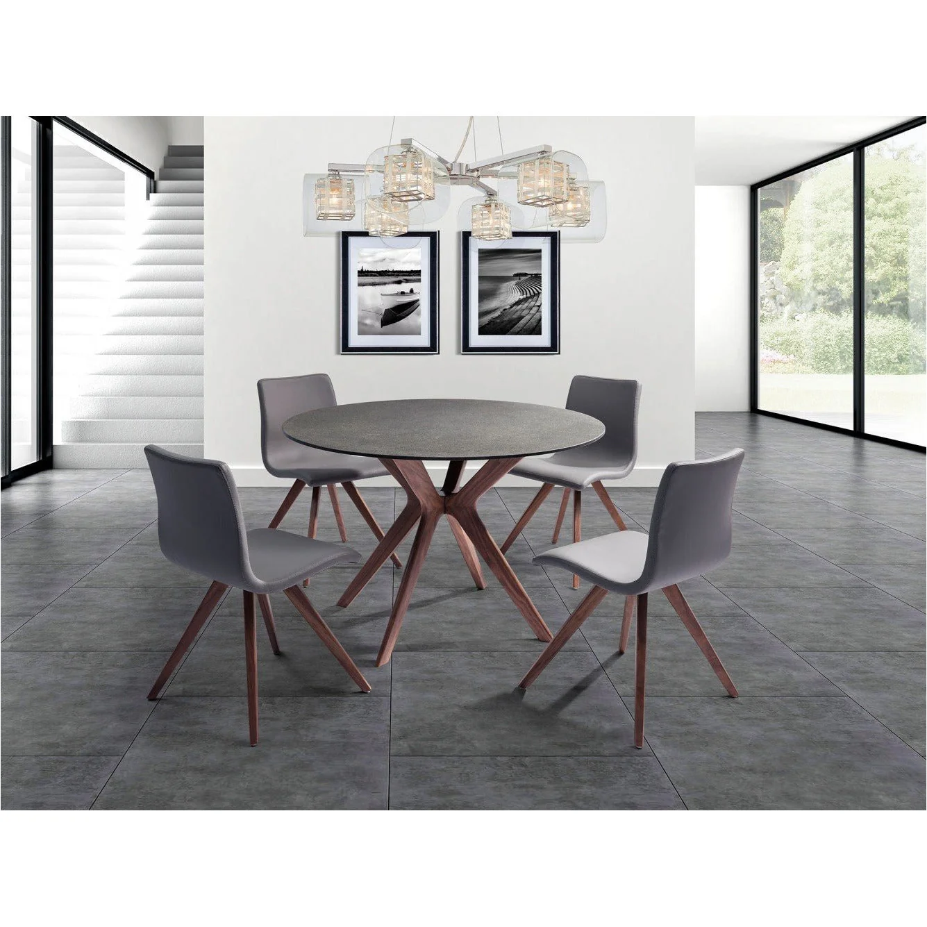 Whiteline Modern Living Redondo Dining Table