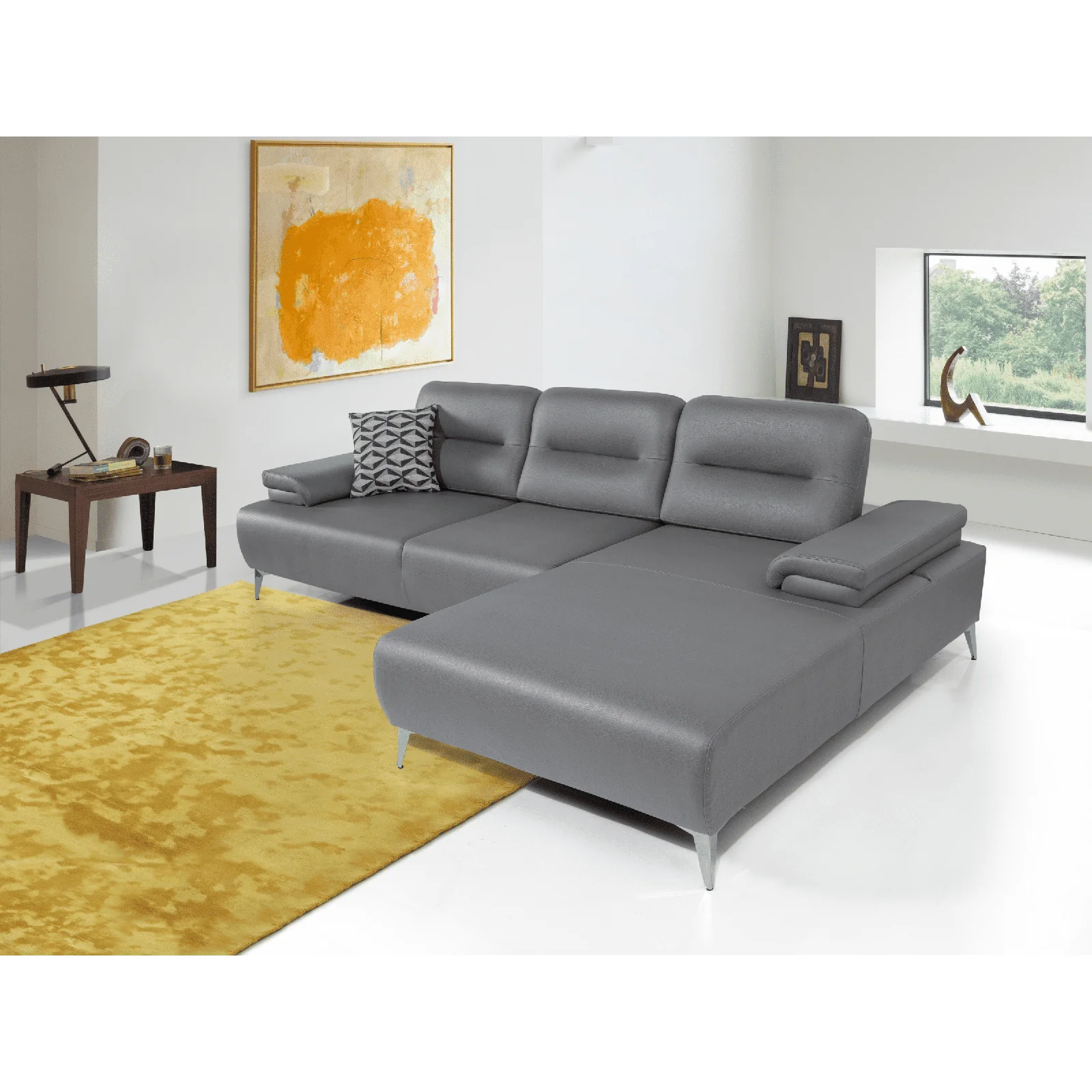 Whiteline Modern Living Ruslan Sectional - Image 2
