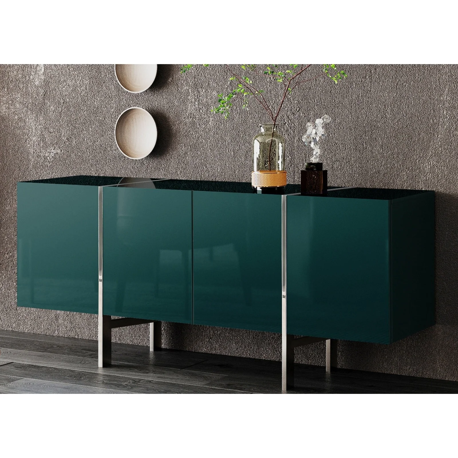 Whiteline Modern Living Struttura Buffet Small