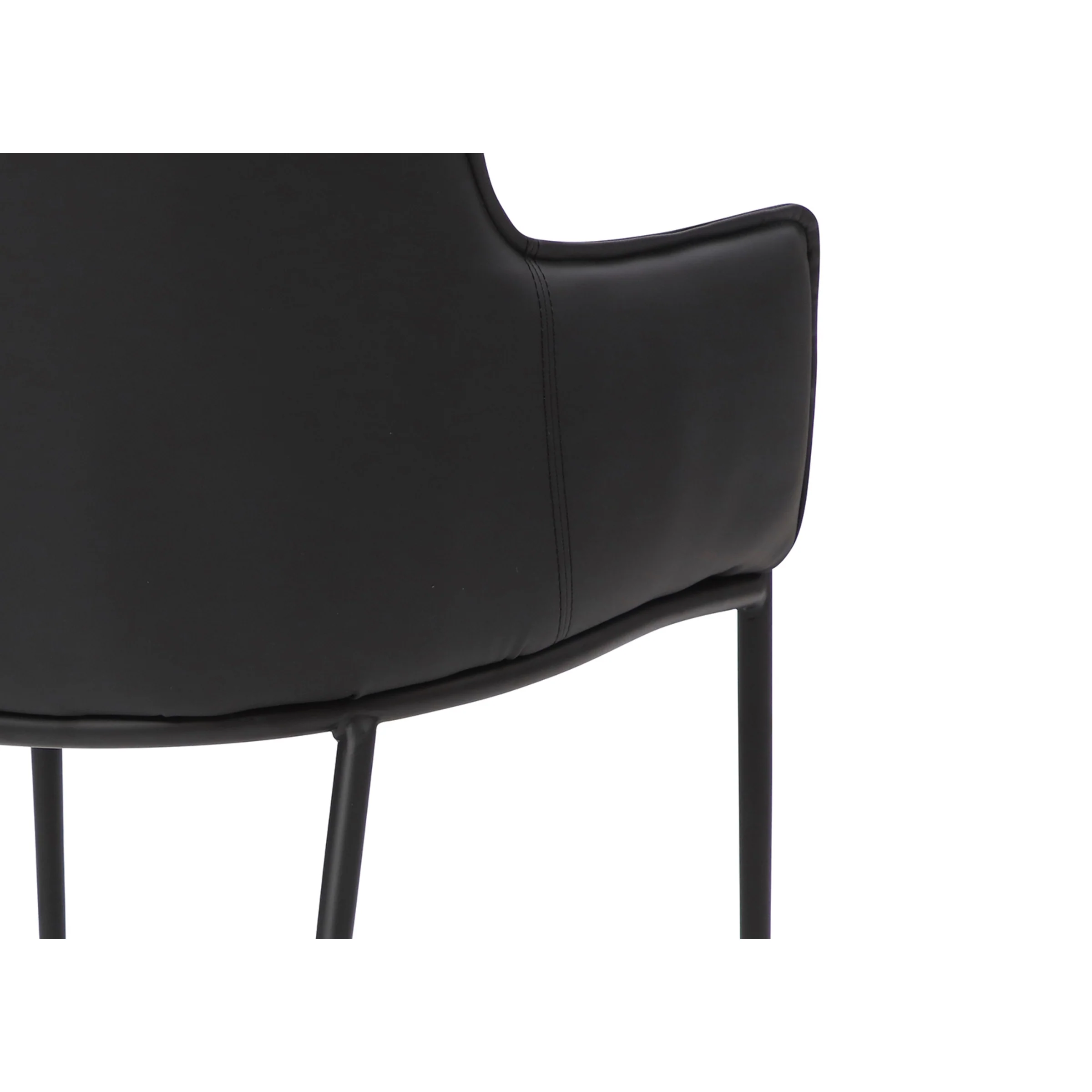 Whiteline Modern Living Tiffany Dining Armchair - Image 7