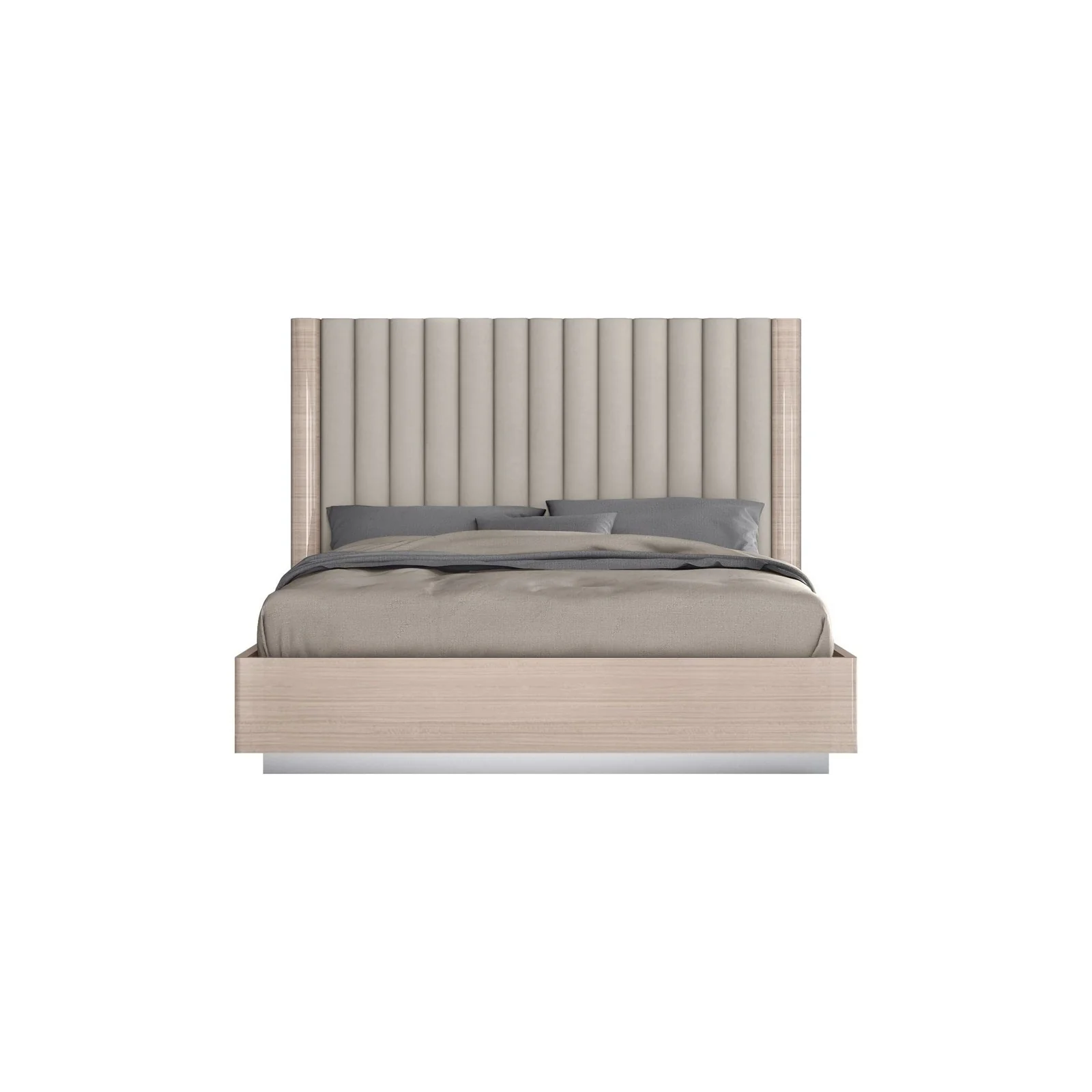Whiteline Modern Living Waves King Bed - Image 4