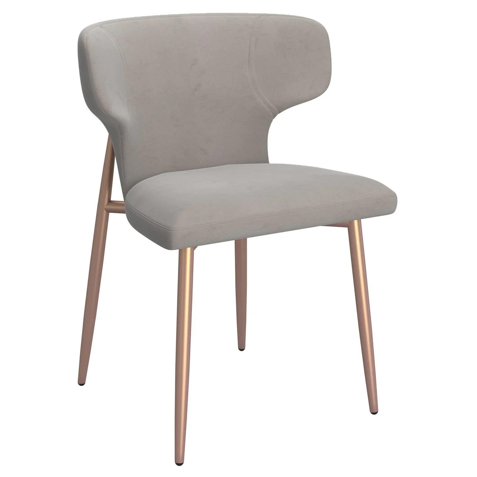 Worldwide Home Furnishings Akira-Side Chair-Grey Side Chair, Set Of 2 202-673GRY - Image 3