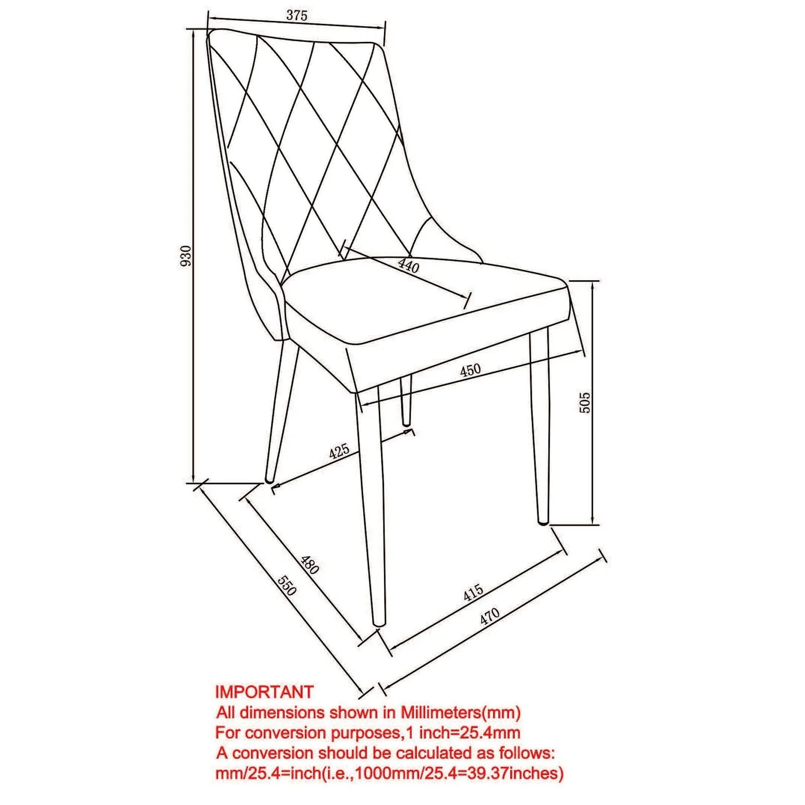 Worldwide Home Furnishings Antoine-Side Chair-Light Grey Side Chair, Set Of 2 202-573LG - Image 8