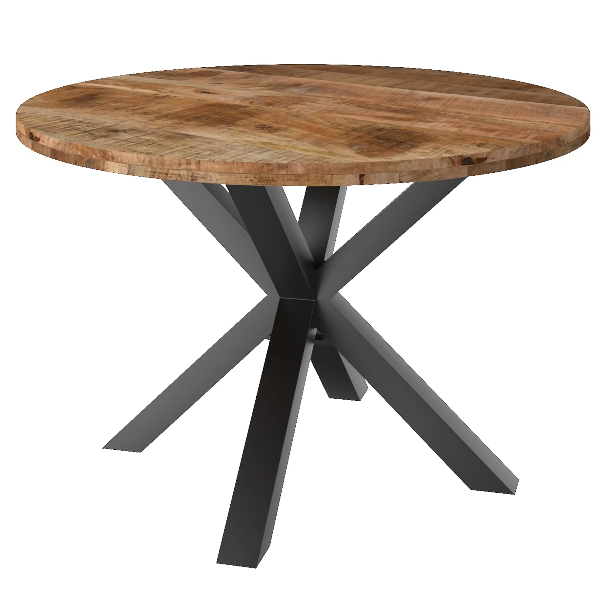 Worldwide Home Furnishings Arhan-Dining Table-Natural Round Dining Table 201-580NT