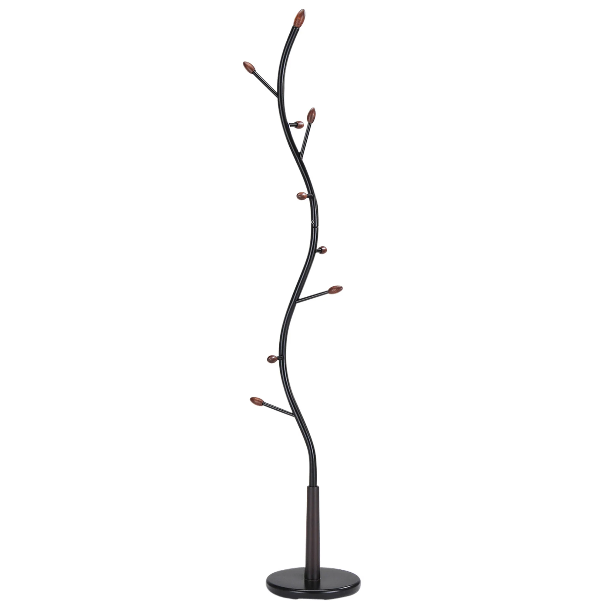 Worldwide Home Furnishings Brancha-Coat Rack-Black Coat Rack 552-886 - Image 2