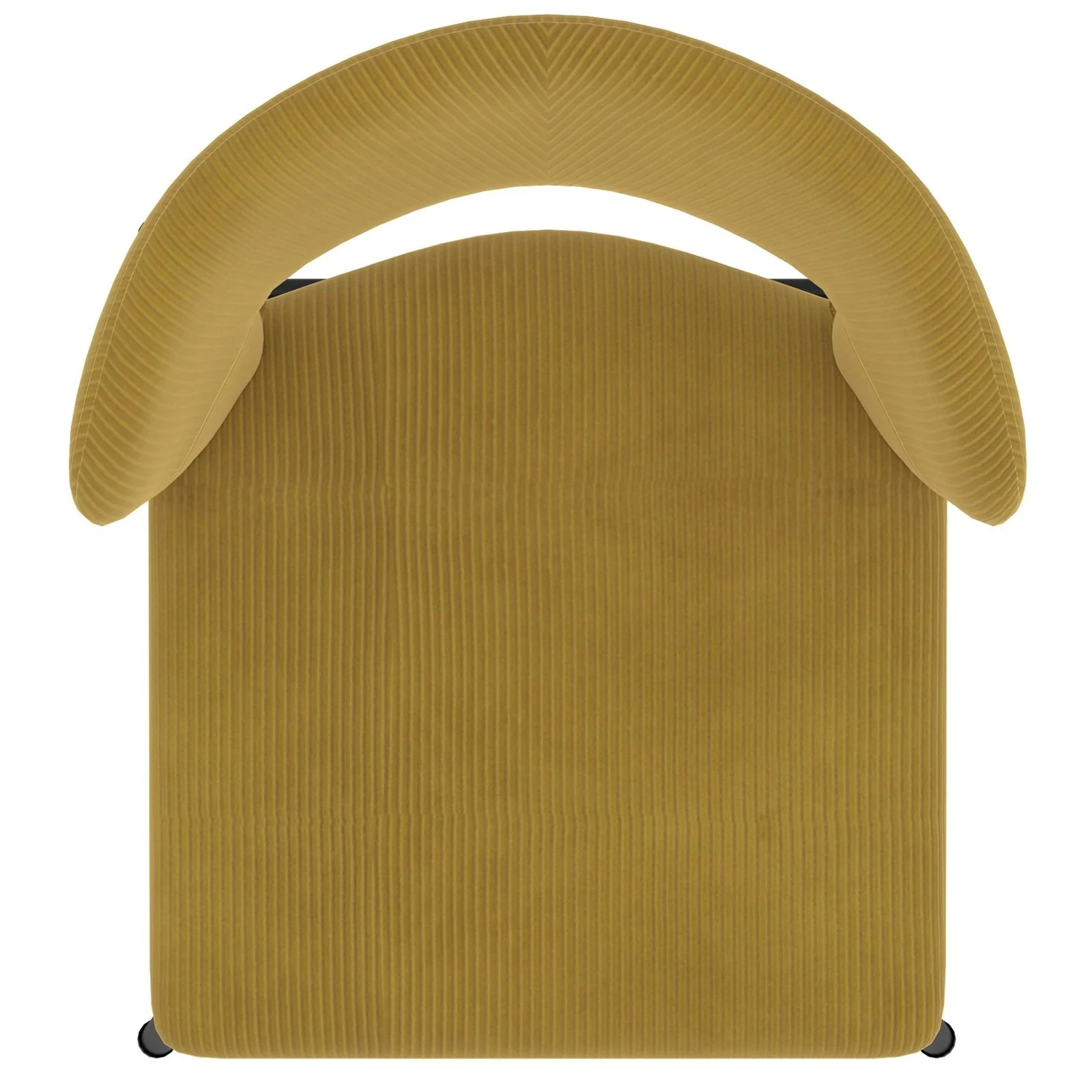 Worldwide Home Furnishings Camille-26'' Counter Stool-Mustard 26" Counter Stool, Set Of 2 203-532MUS - Image 7