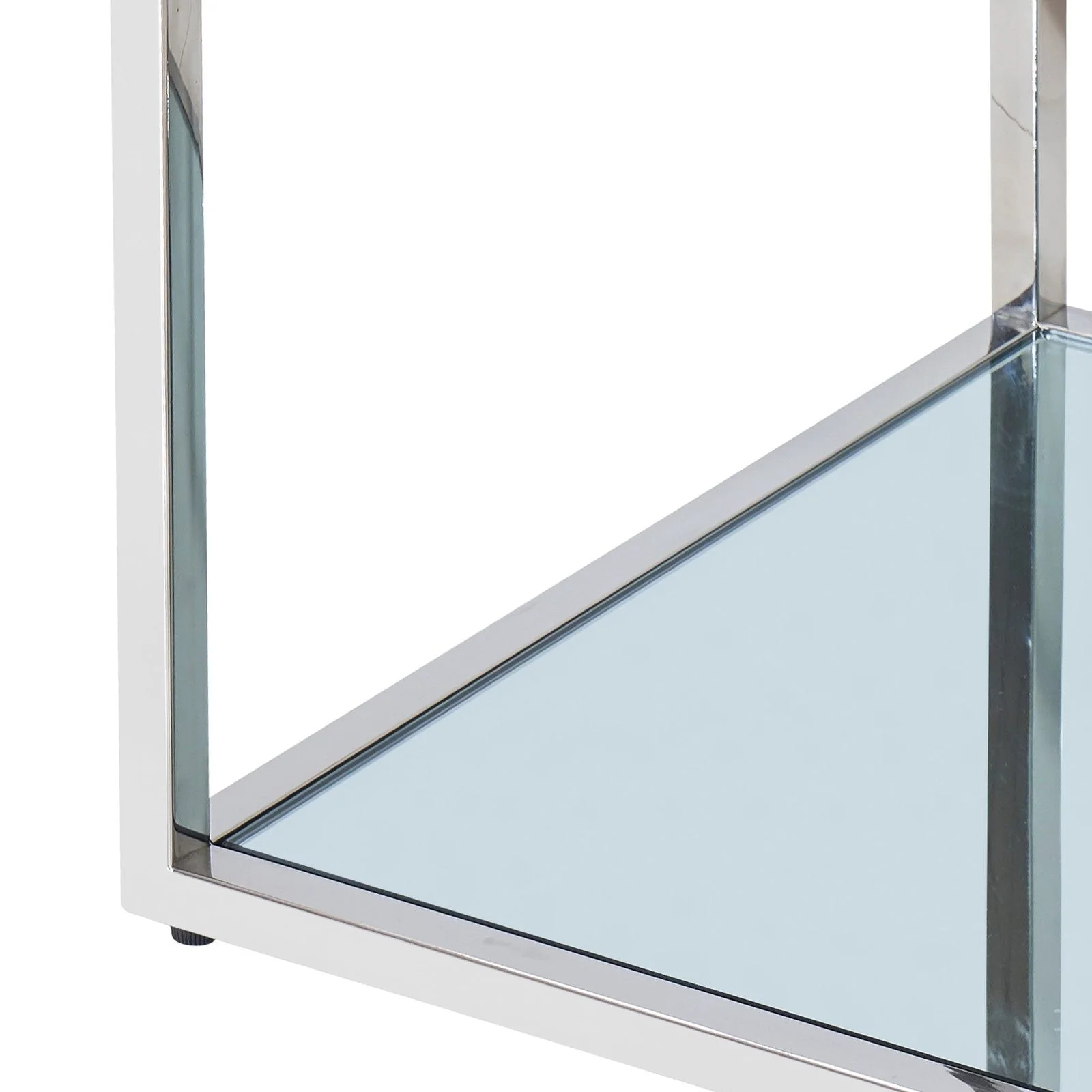 Worldwide Home Furnishings Casini-Coffee Table Large-Silver Large Square Coffee Table 301-632CH_L - Image 6