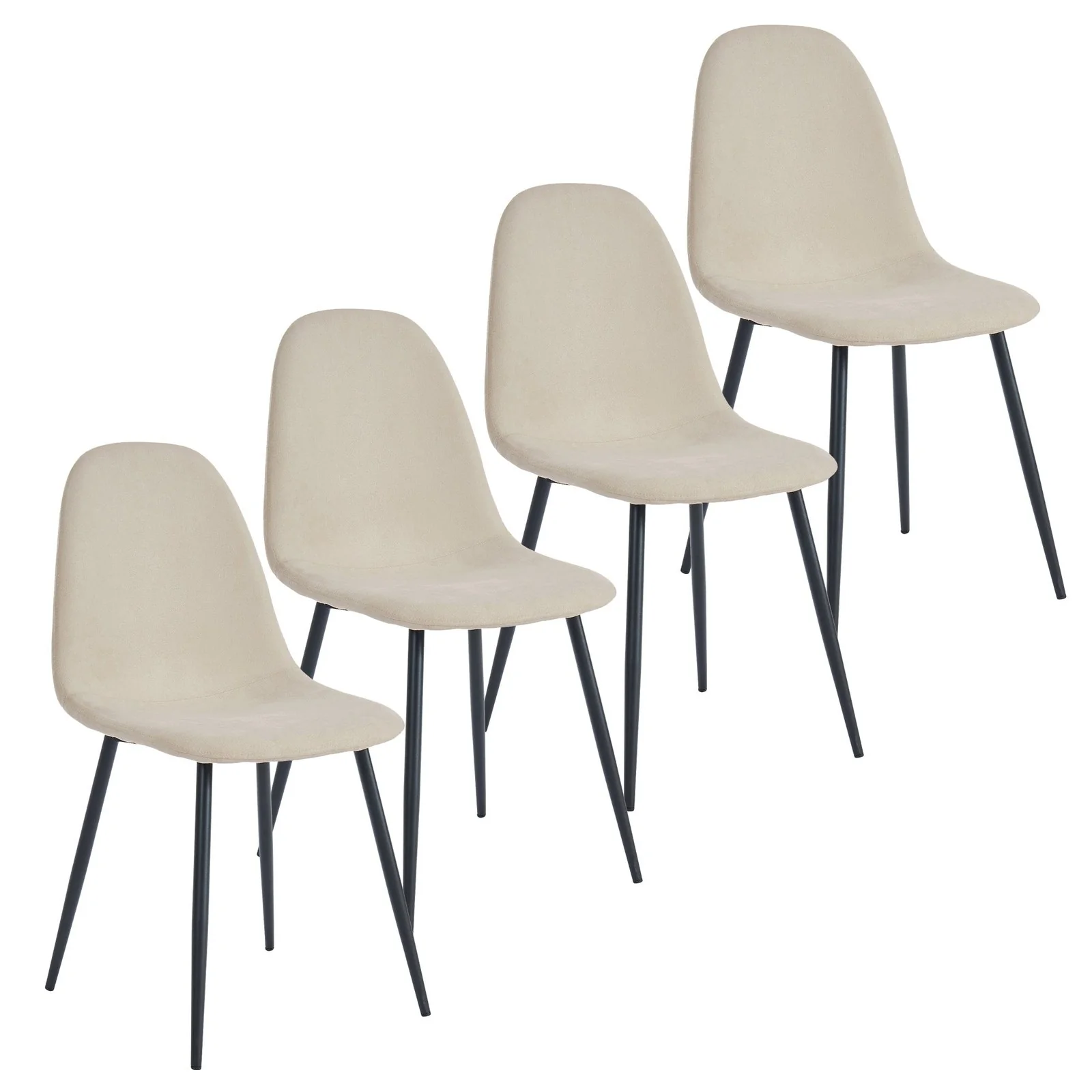 Worldwide Home Furnishings Contra_Olly Bg-5pc Dining Set 5pc Dining Set 207-843BK/606BG - Image 10
