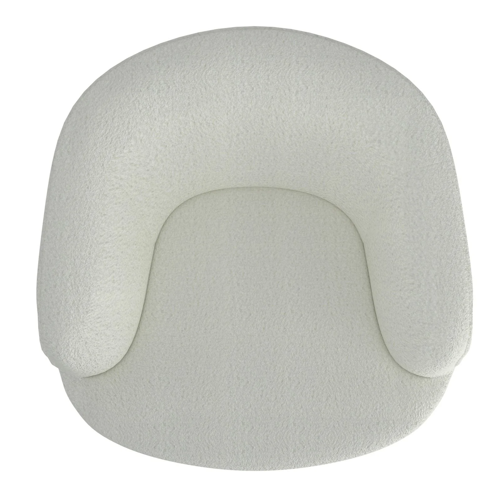 Worldwide Home Furnishings Cuddle-Accent Chair-White Accent Chair 403-677WT - Image 6