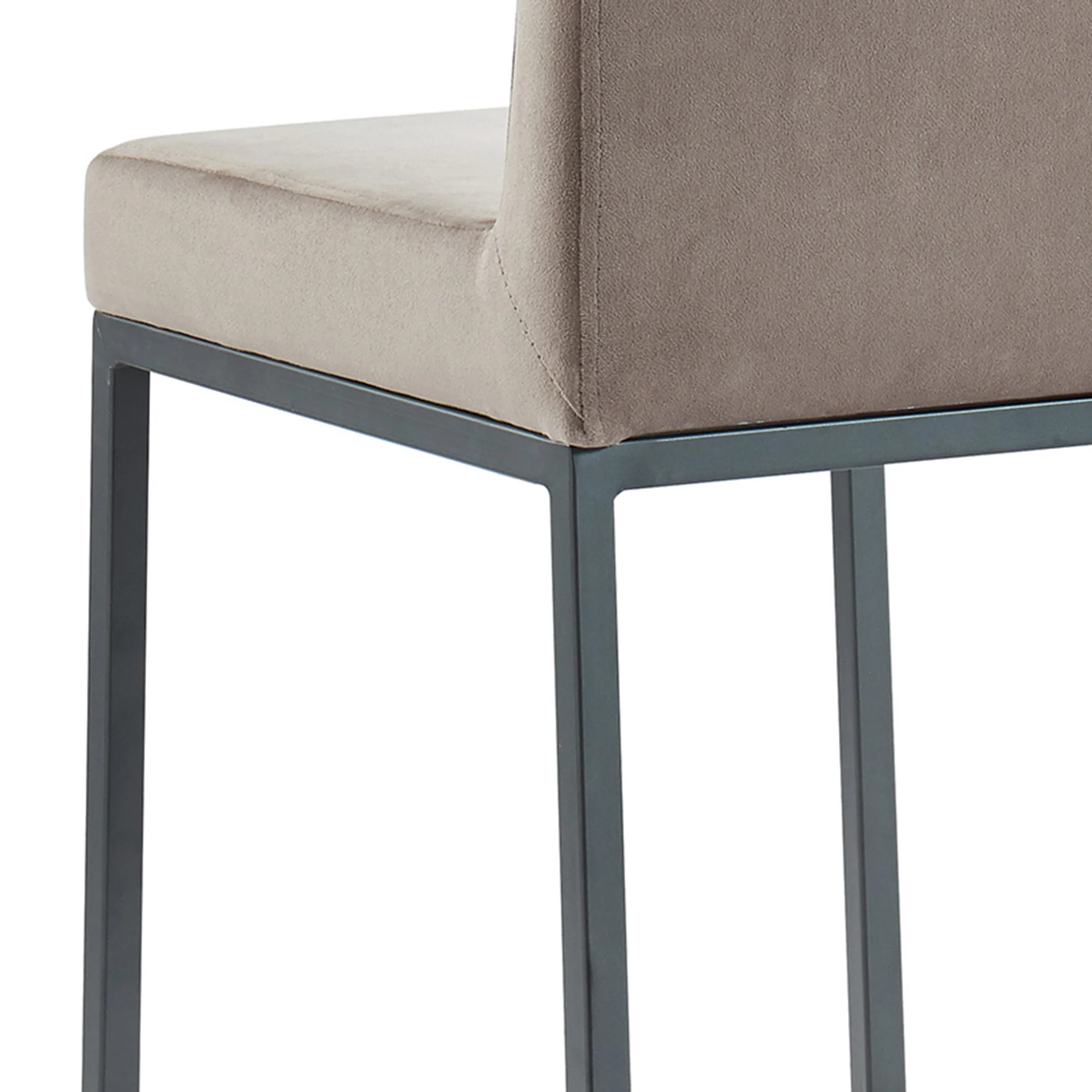 Worldwide Home Furnishings Diego-26" Counter Stool-Grey/Grey 26" Counter Stool, Set Of 2 203-101GY/GY - Image 7