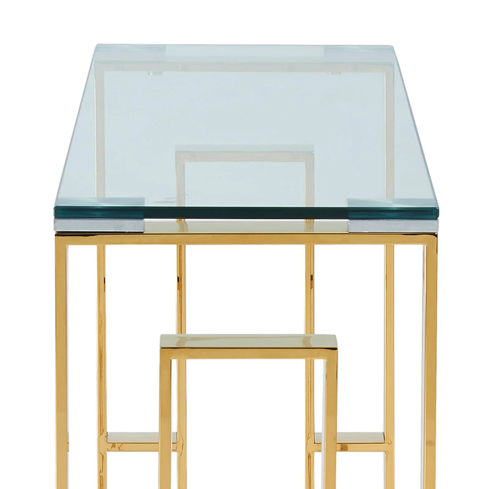 Worldwide Home Furnishings Eros-Desk-Gold Desk 801-482GL - Image 7