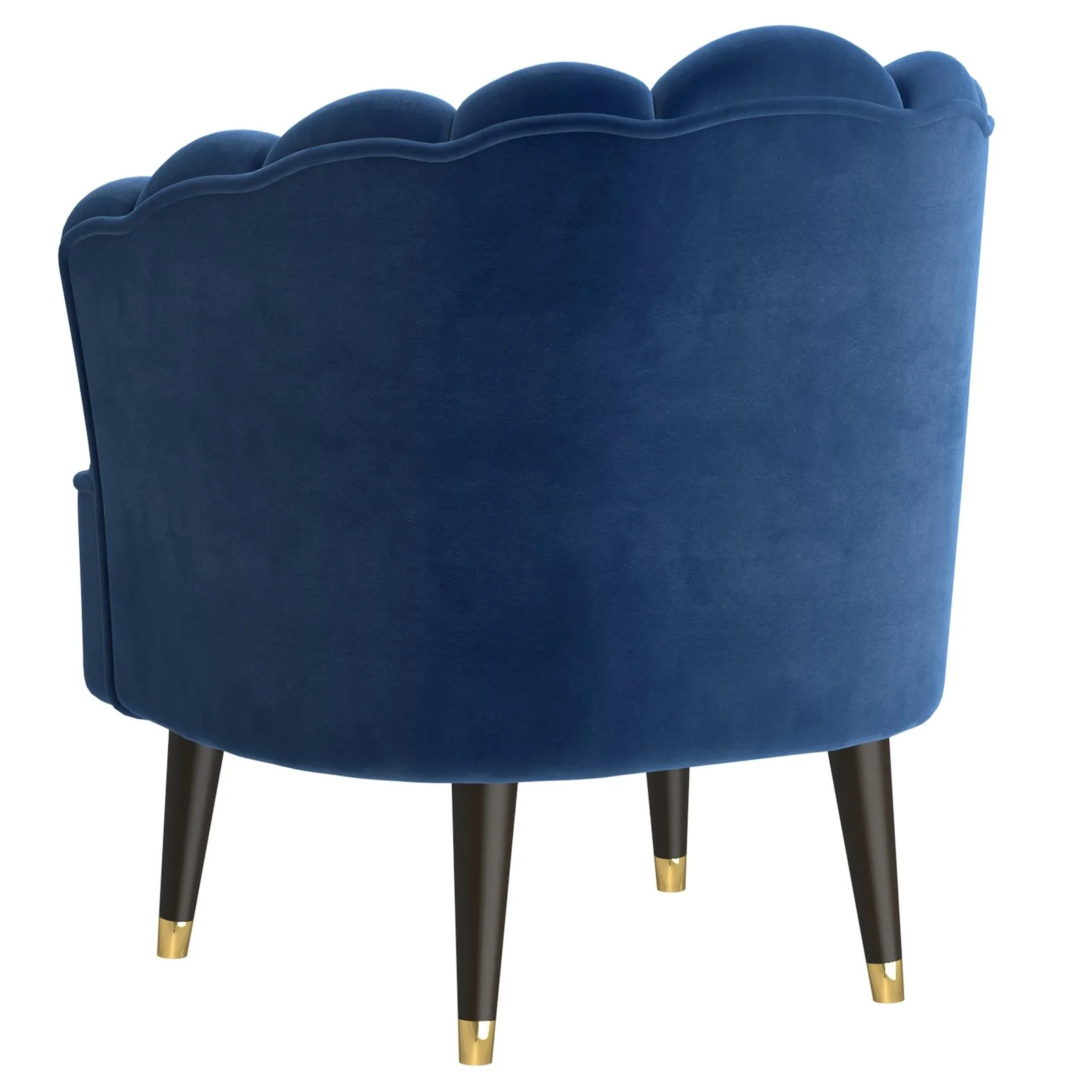Worldwide Home Furnishings Ezra-Accent Chair-Blue Accent Chair 403-586BL - Image 3