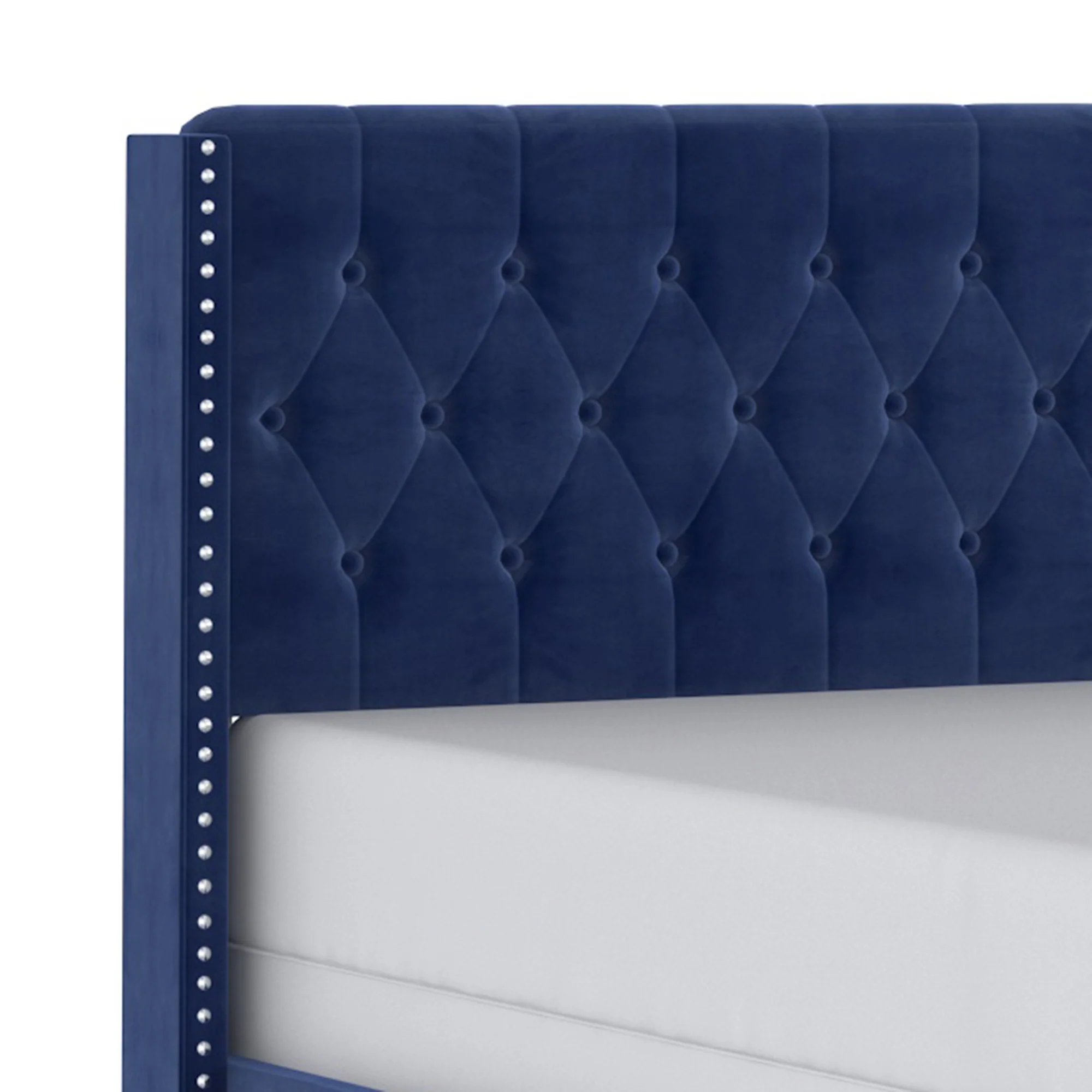 Worldwide Home Furnishings Gunner-54'' Bed-Blue 54" Double Bed 101-299D-NAV - Image 4