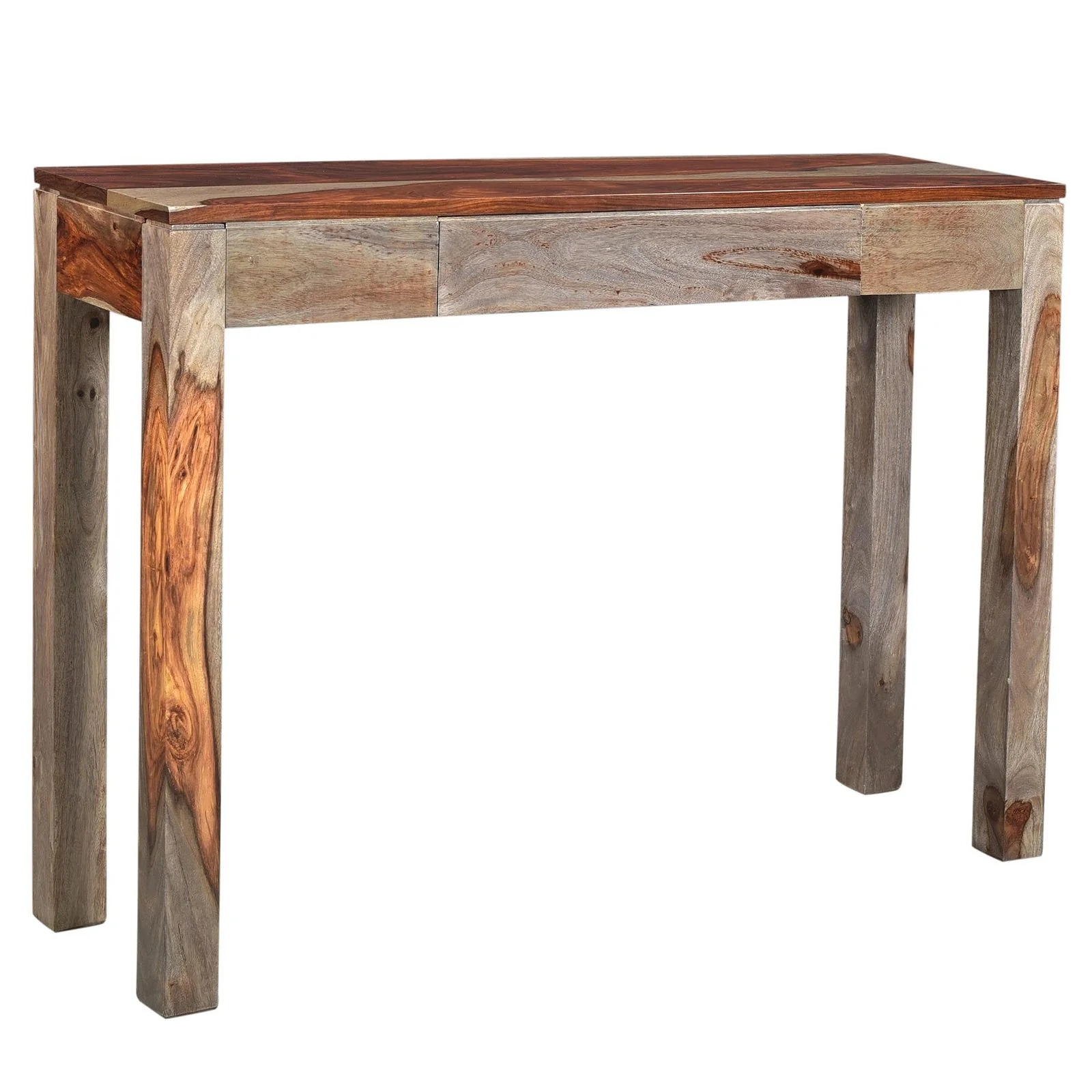 Worldwide Home Furnishings Idris-Console/Desk-Grey 2-Tone Console/Desk 502-814GY - Image 2