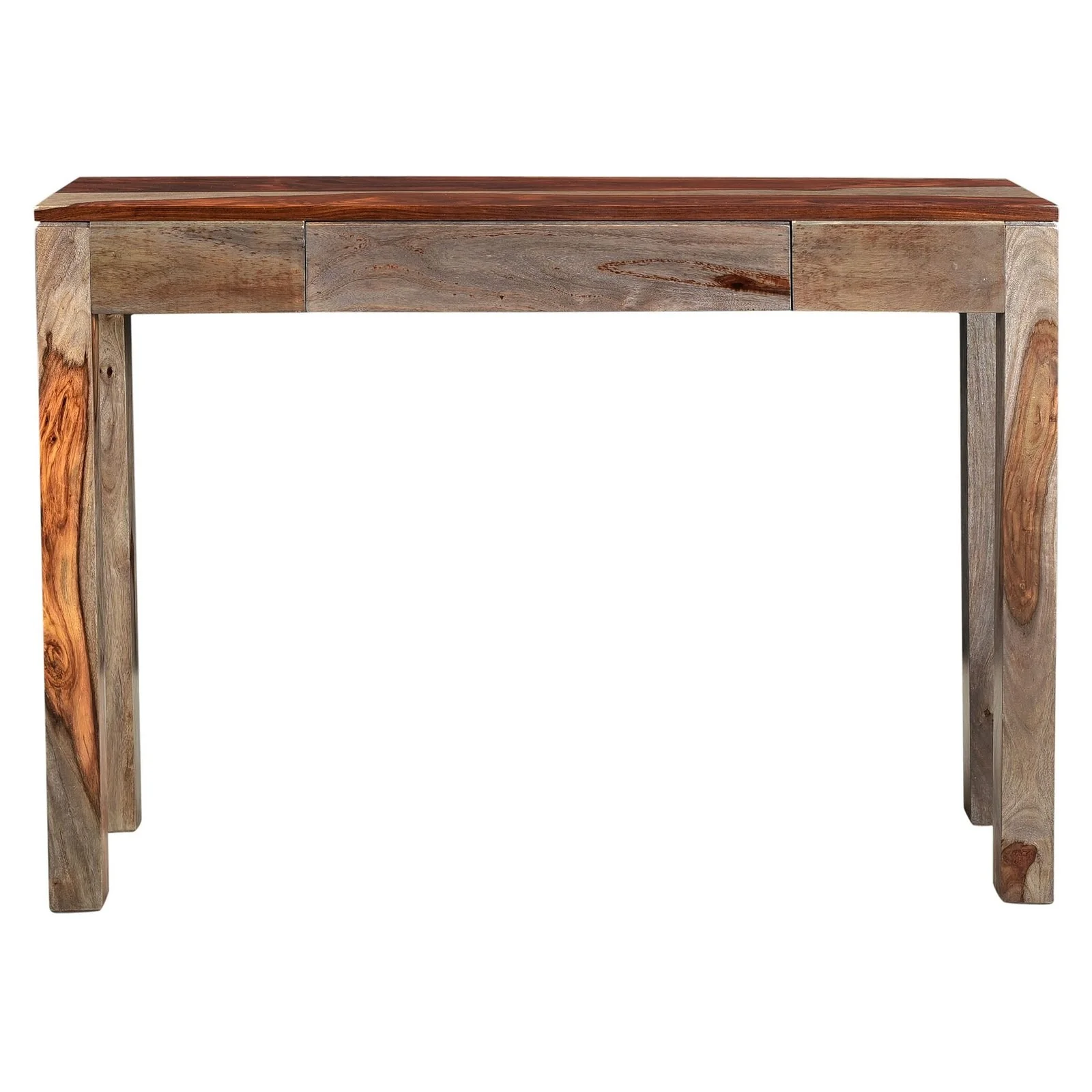 Worldwide Home Furnishings Idris-Console/Desk-Grey 2-Tone Console/Desk 502-814GY - Image 4