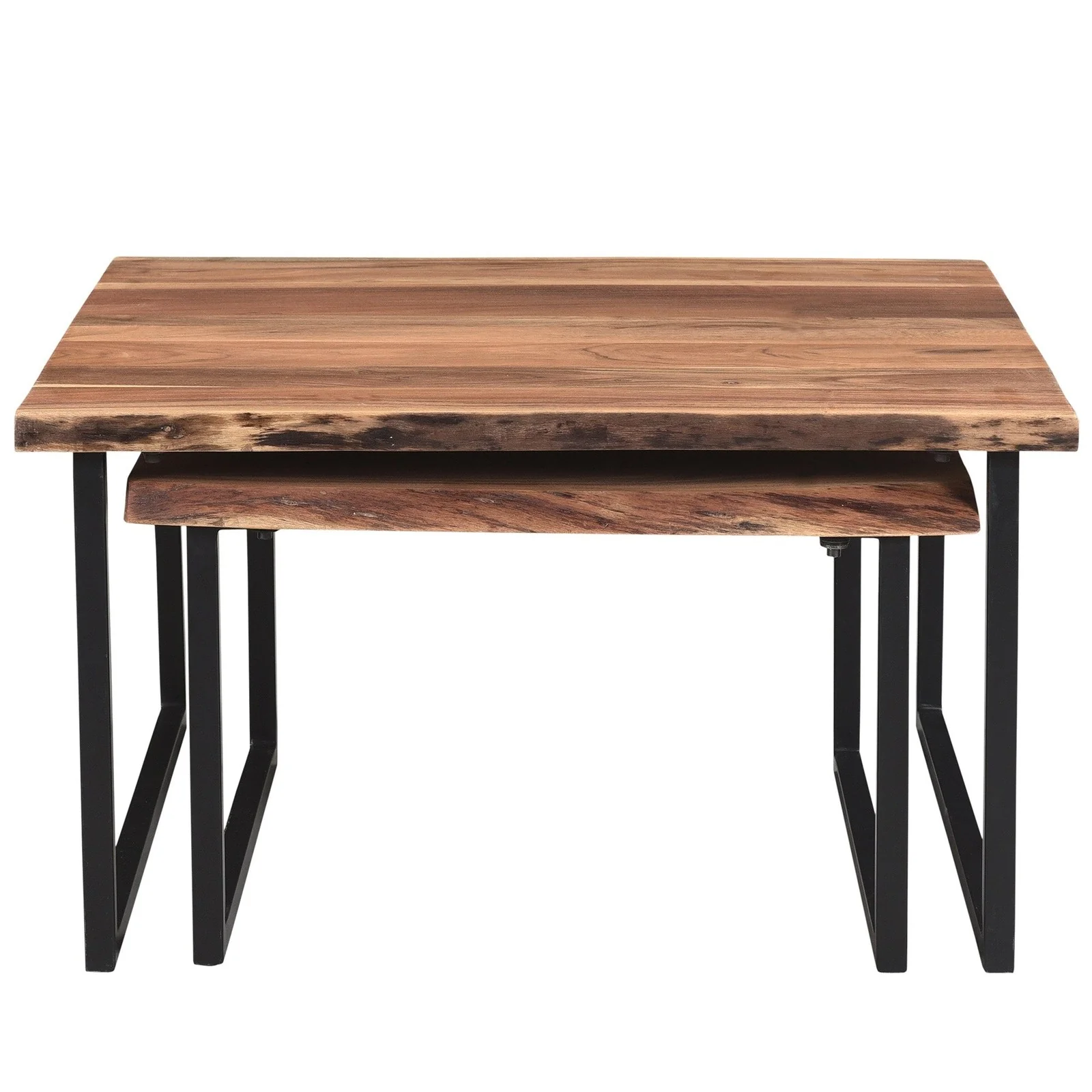 Worldwide Home Furnishings Jivin-2pc Coffee Table Set-Natural 2pc Coffee Table Set 303-676NAT - Image 4