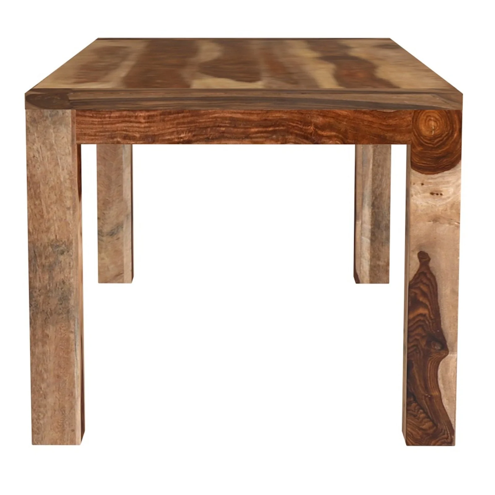 Worldwide Home Furnishings Krish-Dining Table-Dark Sheesham Rectangular Dining Table 201-381DSH - Image 3
