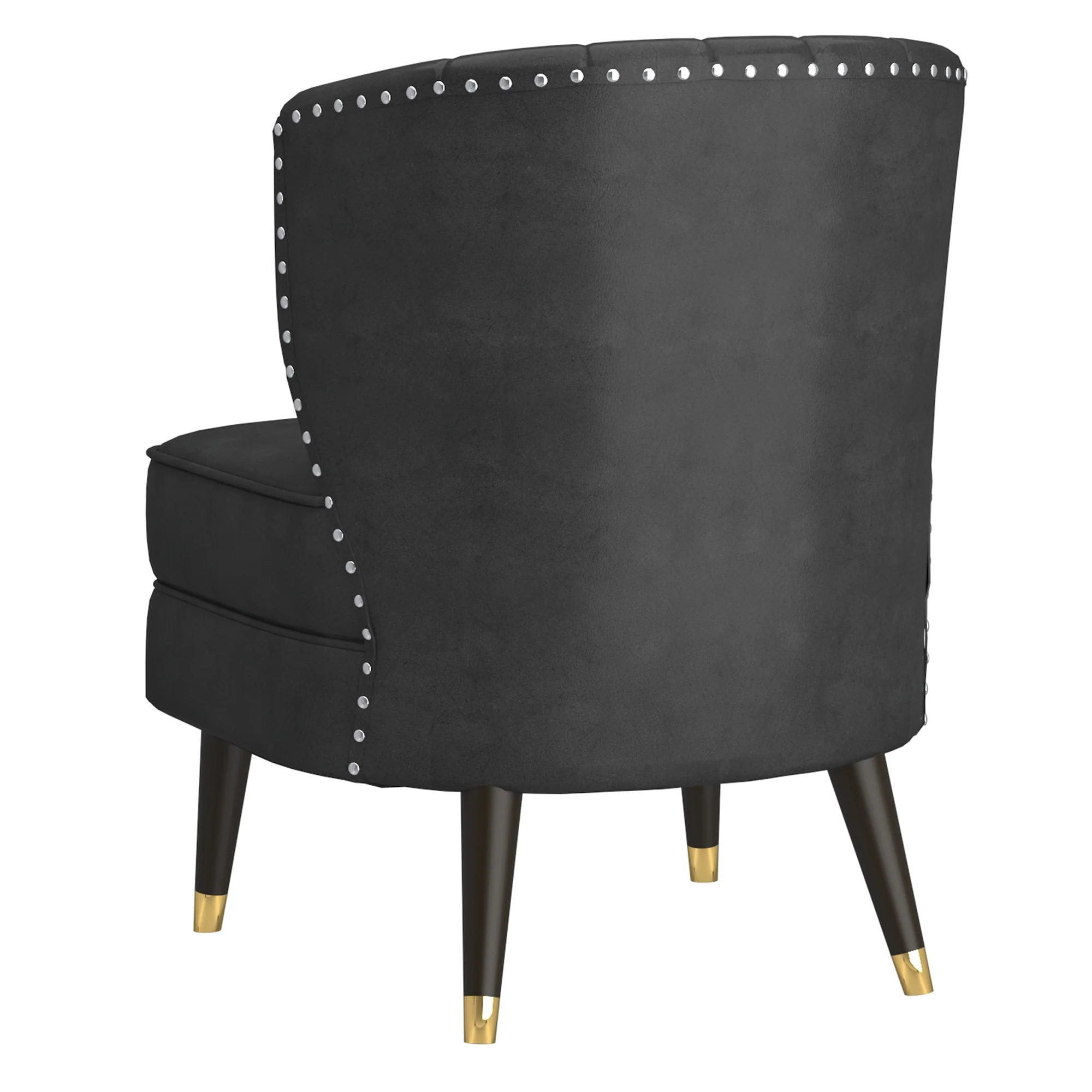 Worldwide Home Furnishings Kyrie-Accent Chair-Grey Accent Chair 403-587GY - Image 3