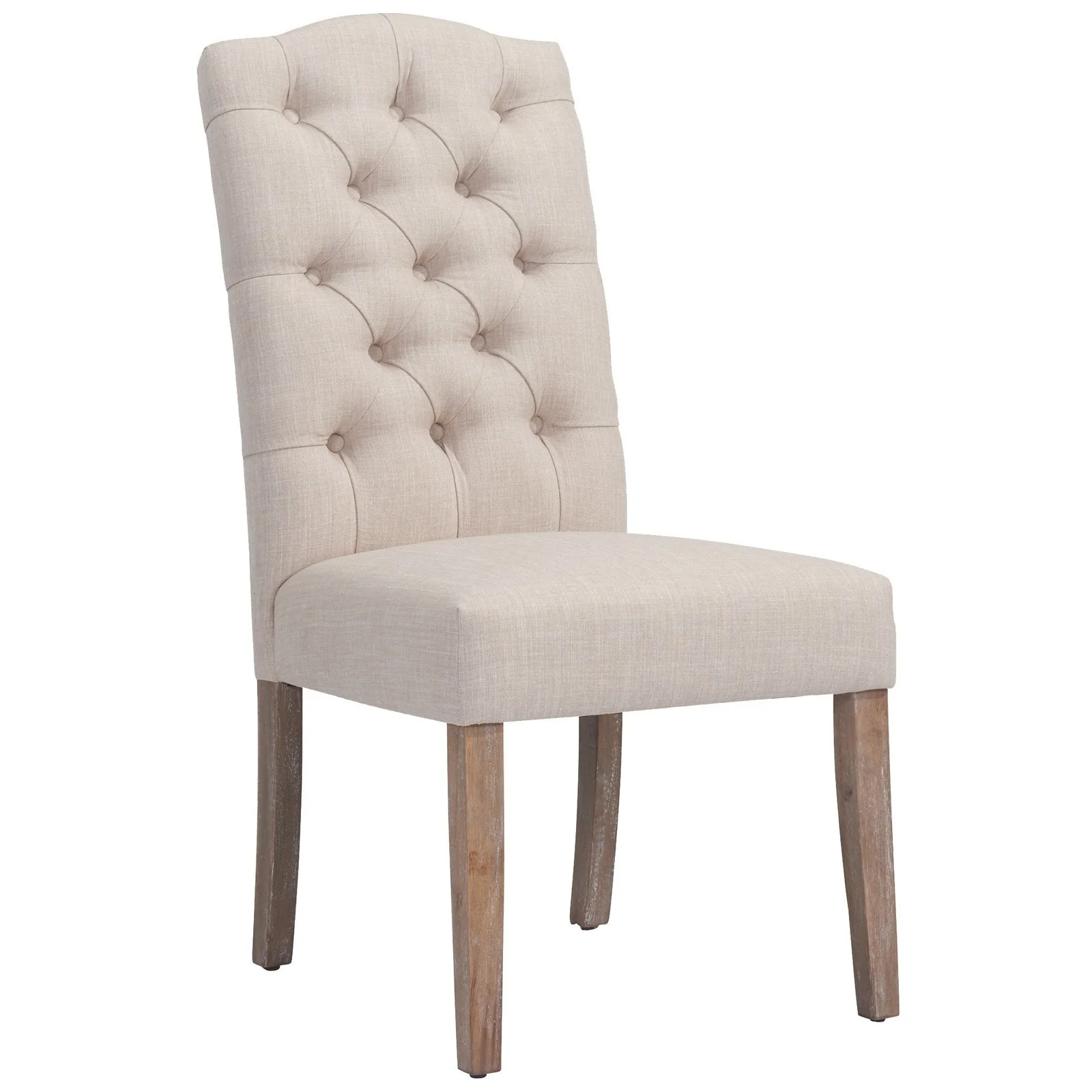 Worldwide Home Furnishings Lucian-Side Chair-Beige Side Chair, Set Of 2 202-157BG - Image 3