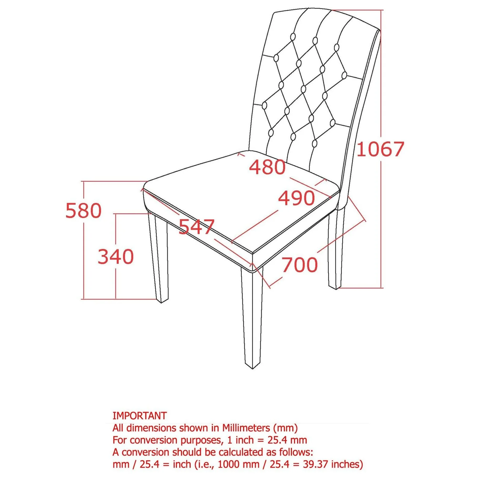 Worldwide Home Furnishings Lucian-Side Chair-Beige Side Chair, Set Of 2 202-157BG - Image 7