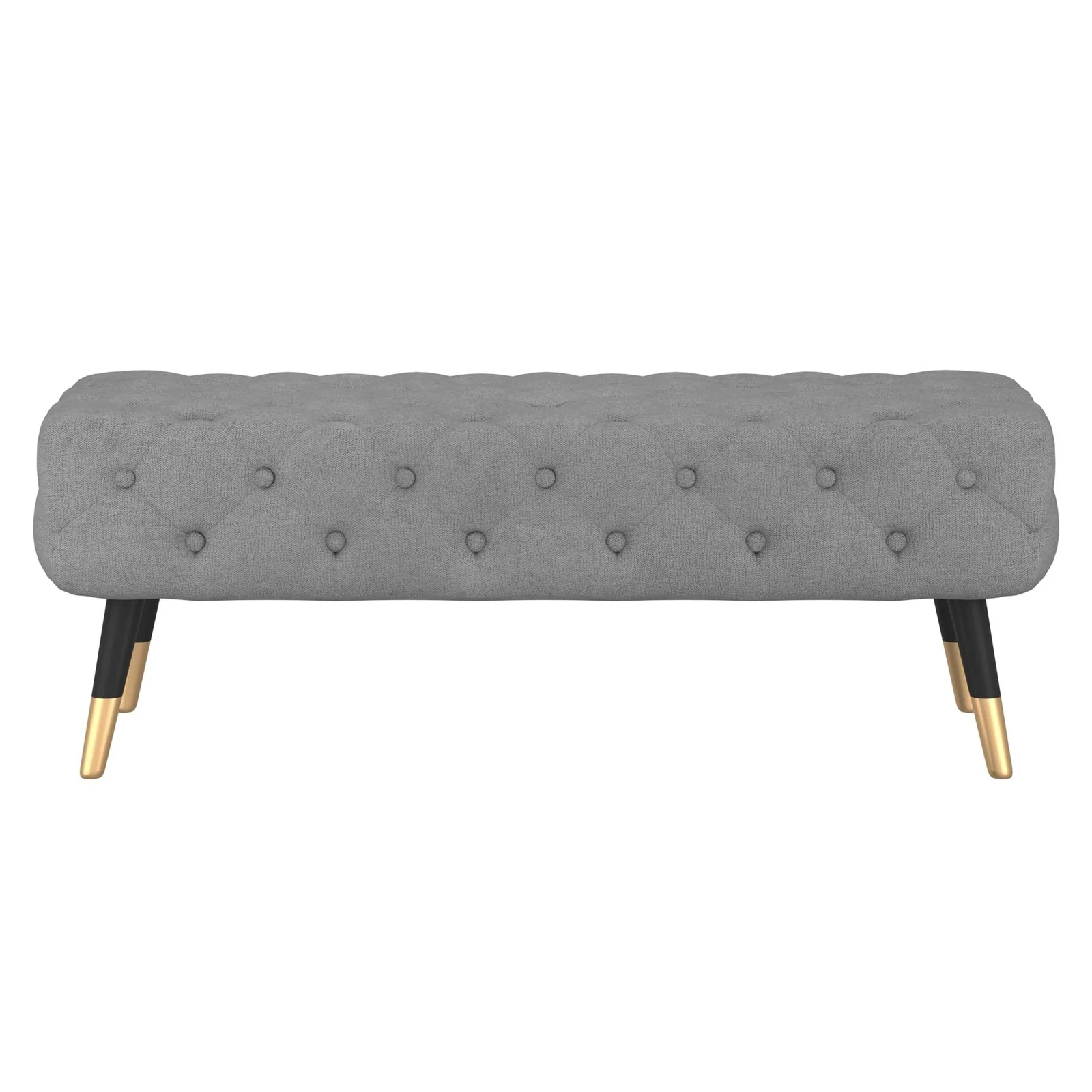 Worldwide Home Furnishings Meryl-Bench-Grey Bench 401-568GRY - Image 7