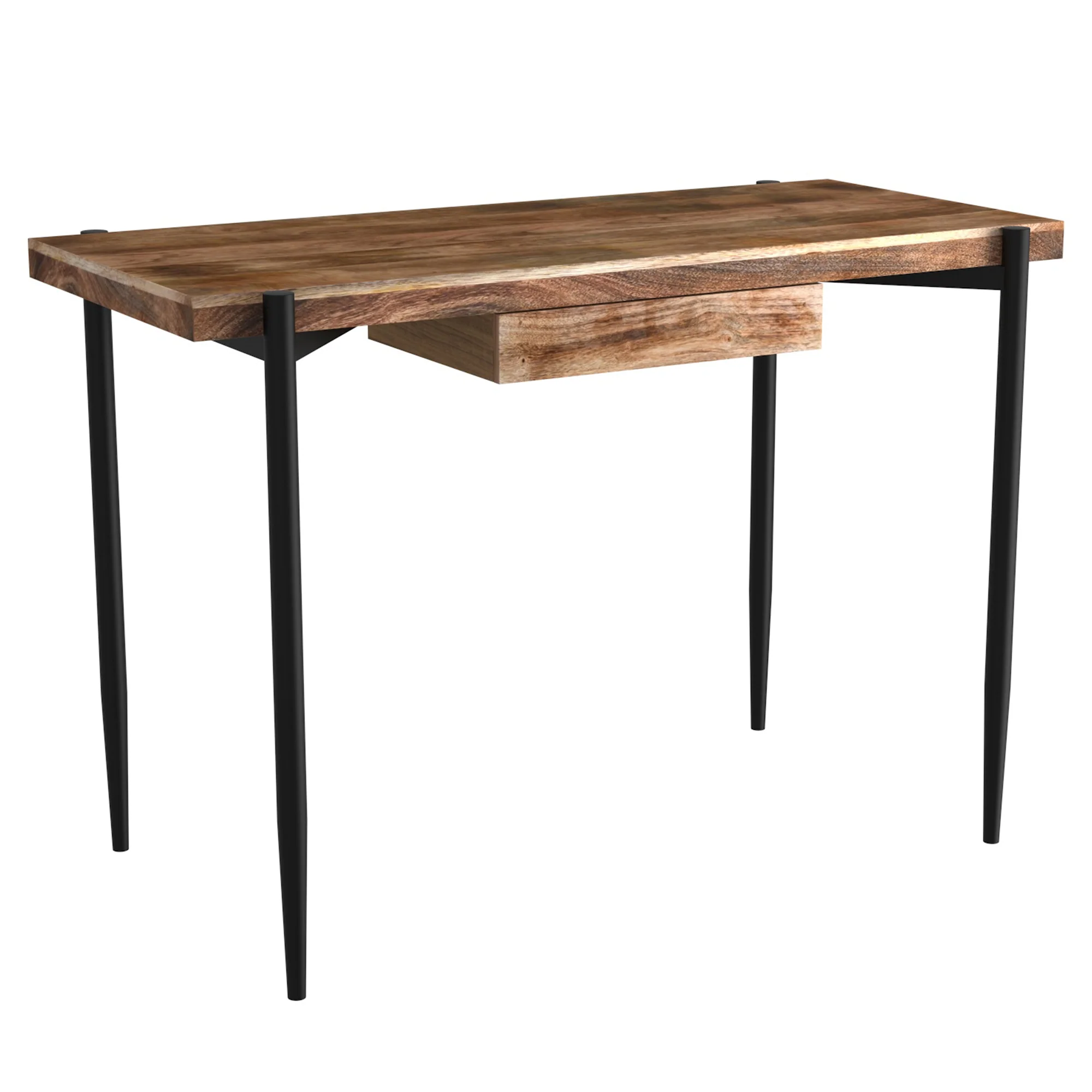 Worldwide Home Furnishings Navid-Desk-Natural Burnt Desk 801-380NAT - Image 2