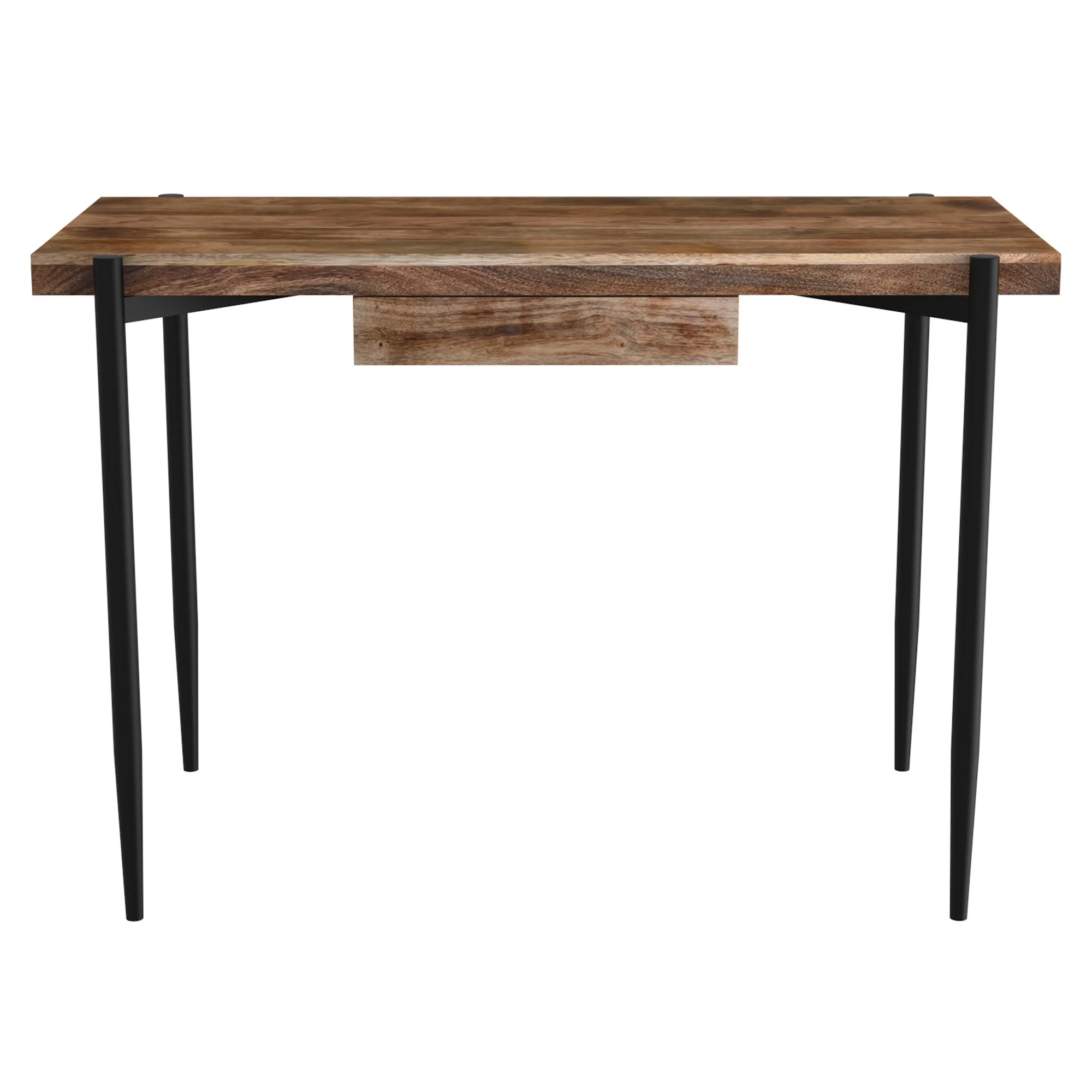 Worldwide Home Furnishings Navid-Desk-Natural Burnt Desk 801-380NAT - Image 4