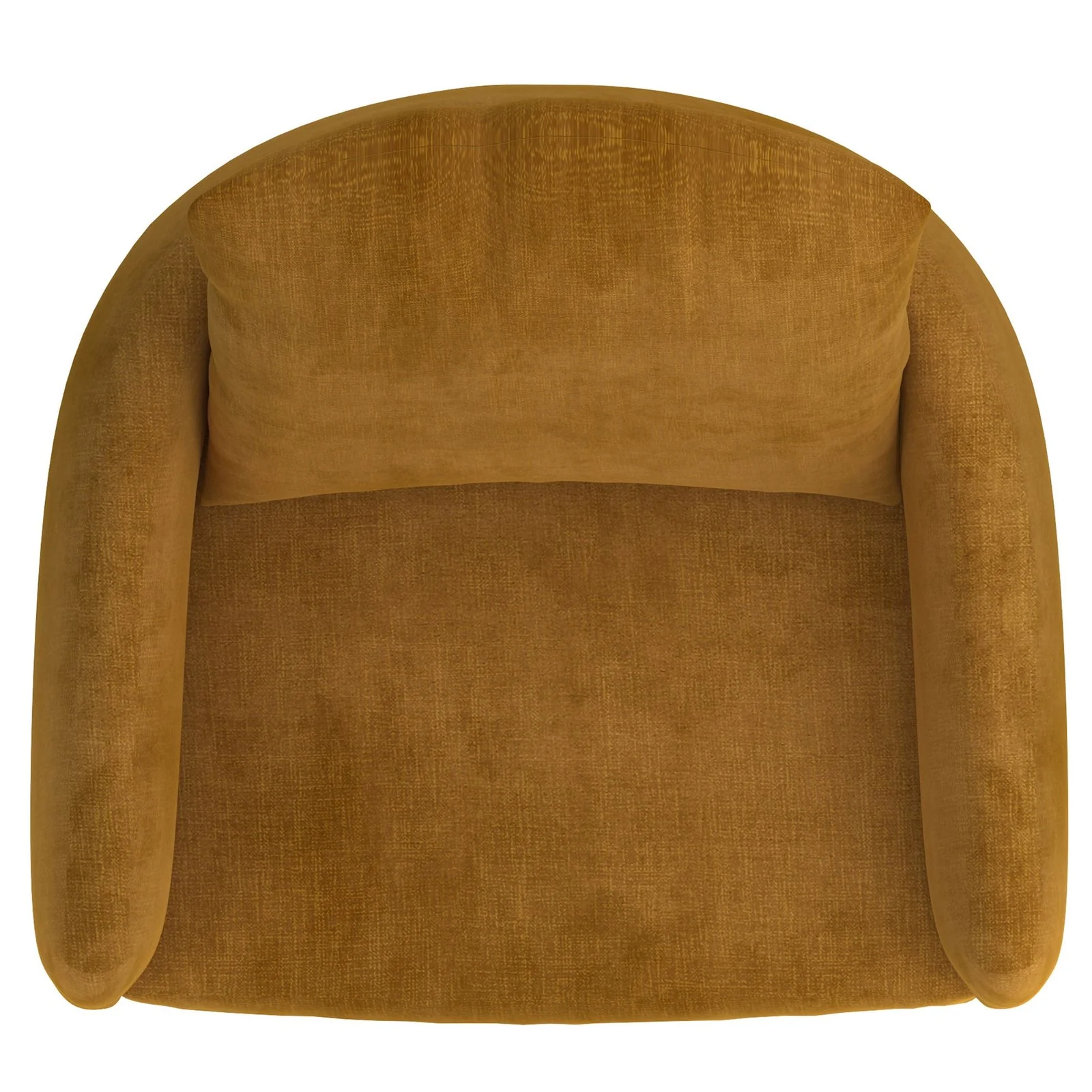 Worldwide Home Furnishings Petrie-Accent Chair-Mustard Accent Chair 403-556MUS/BK - Image 6