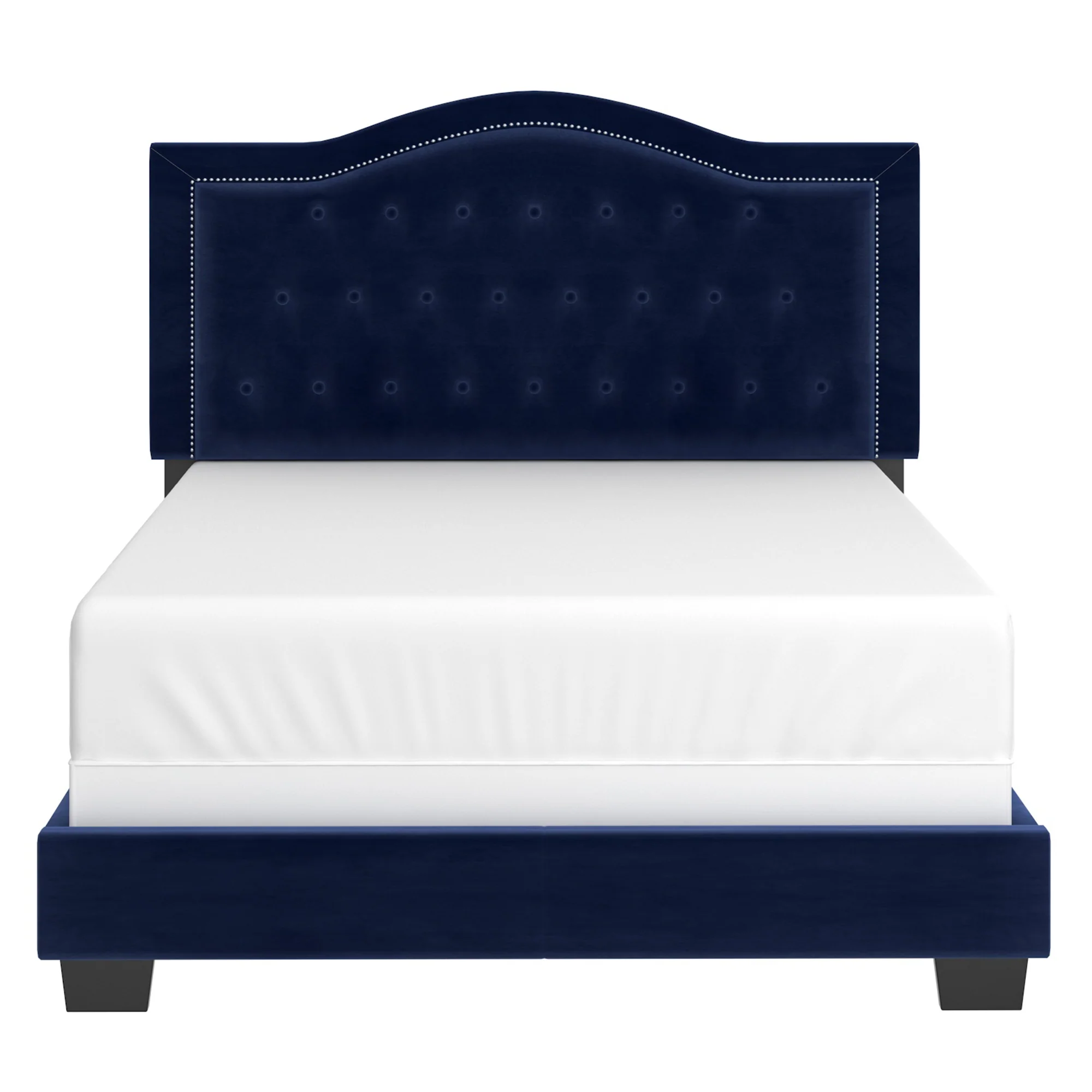 Worldwide Home Furnishings Pixie-54'' Bed-Blue 54" Double Bed 101-296D-NAV - Image 3