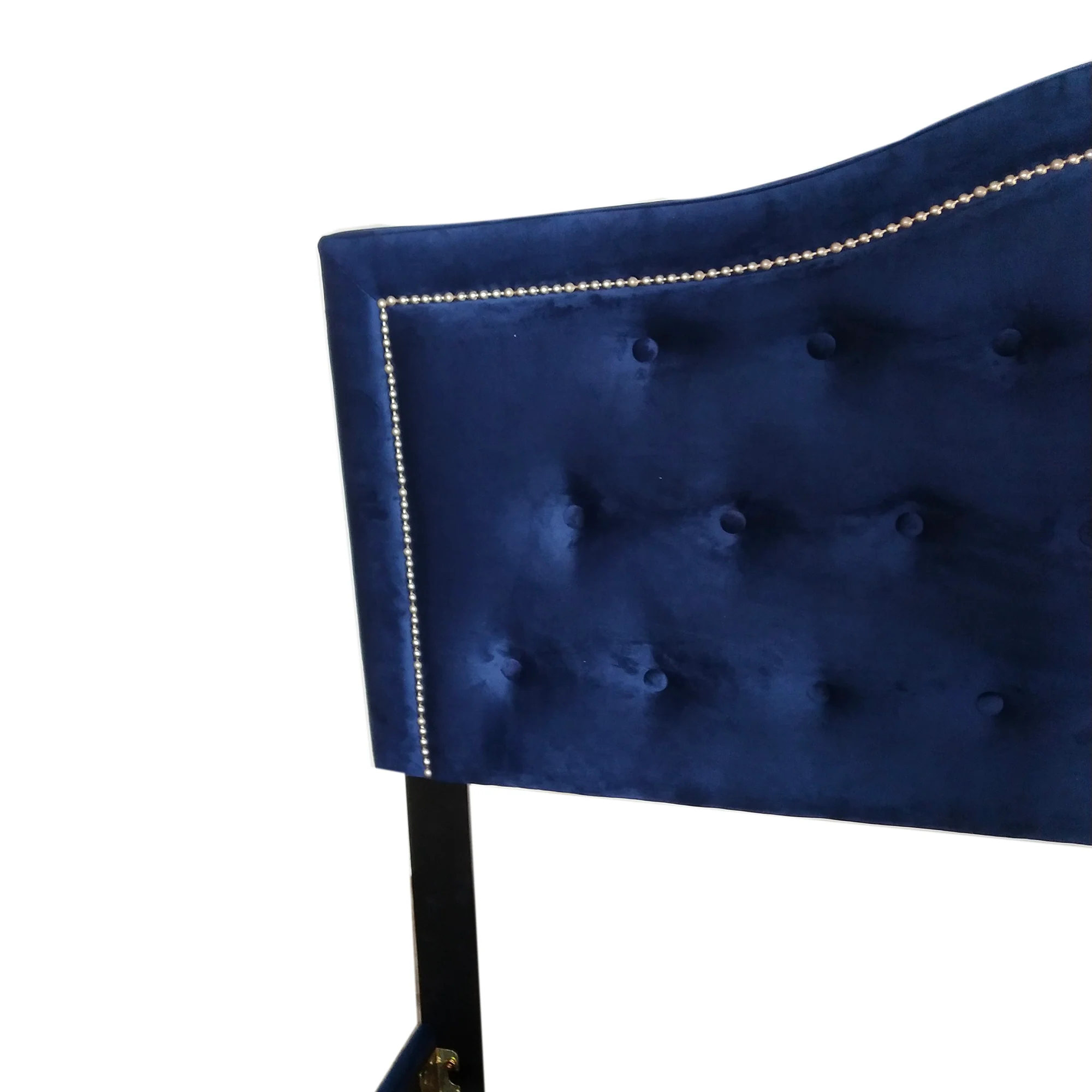 Worldwide Home Furnishings Pixie-60'' Bed-Blue 60" Queen Bed 101-296Q-NAV - Image 7