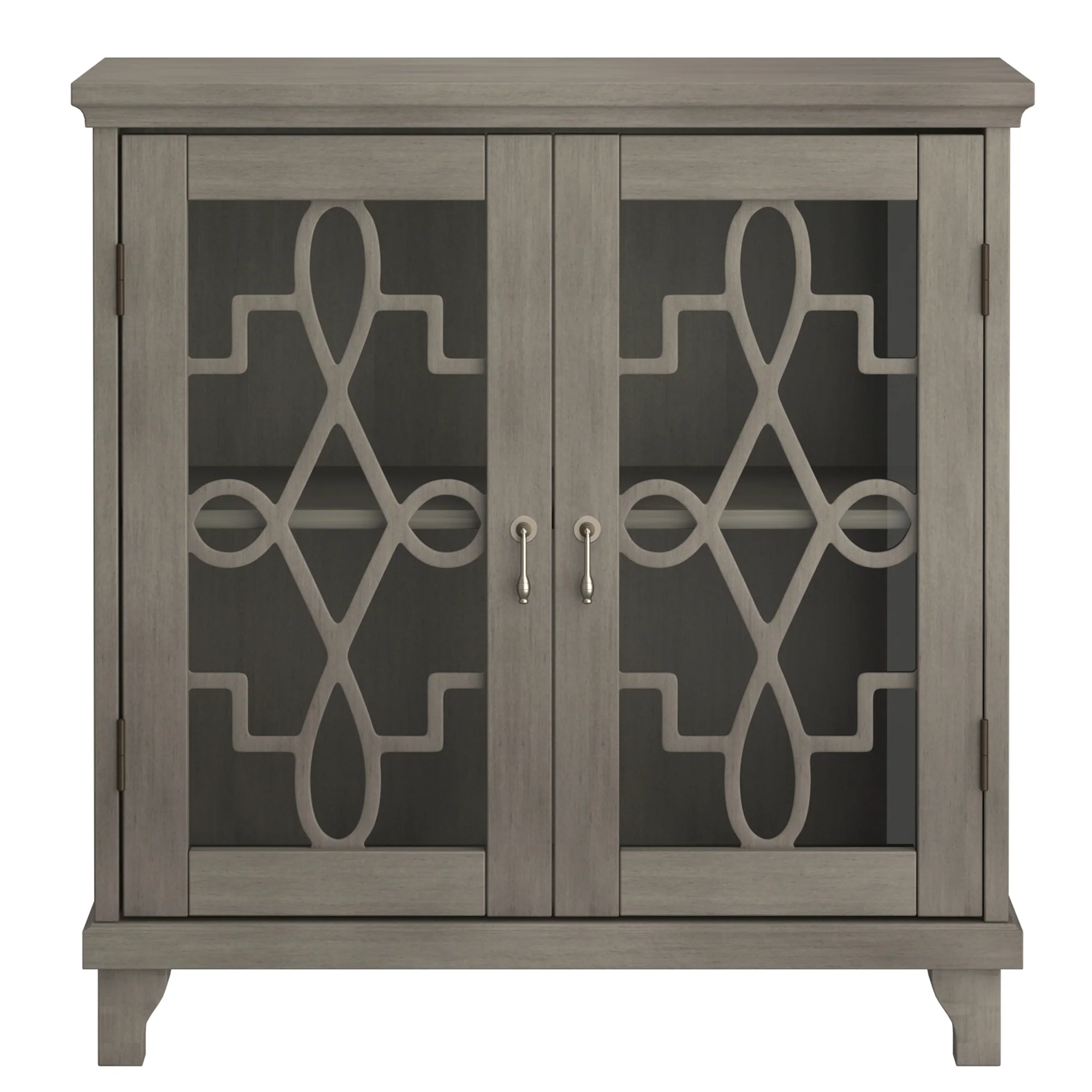 Worldwide Home Furnishings Rosela-Cabinet-Grey Cabinet 507-678GY - Image 5