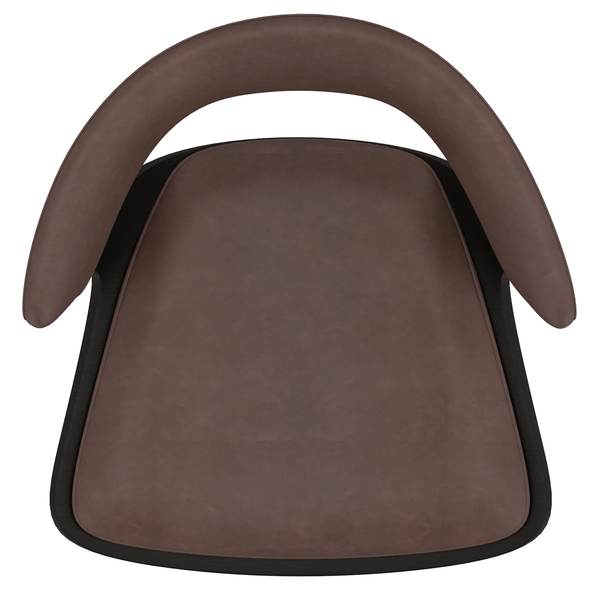 Worldwide Home Furnishings Rover-Air Lift Stool-Brown Adjustable Air-Lift Stool 203-554BN - Image 6