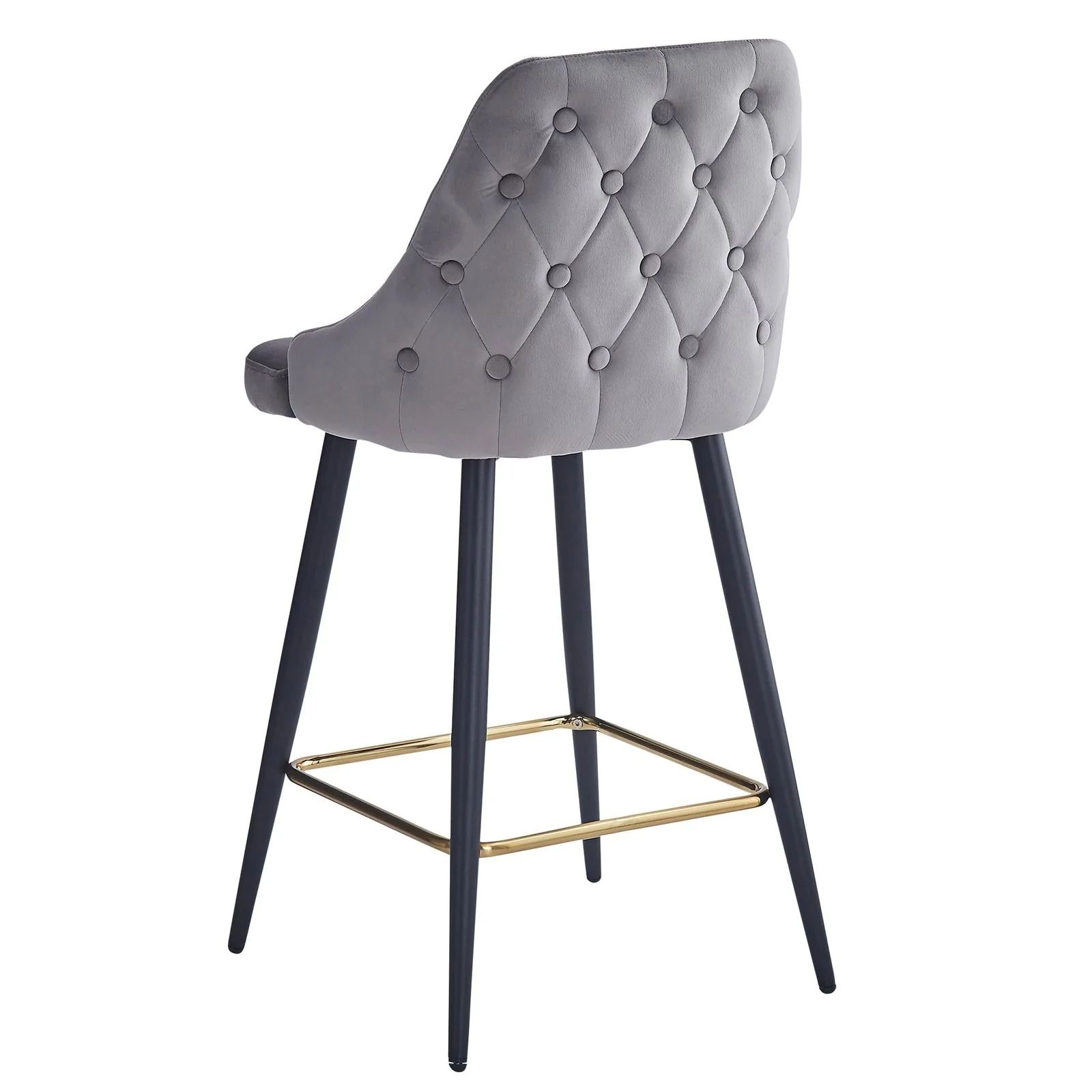 Worldwide Home Furnishings Roxanne Ii-26'' Counter Stool-Grey 26" Counter Stool, Set Of 2 203-531GY - Image 4