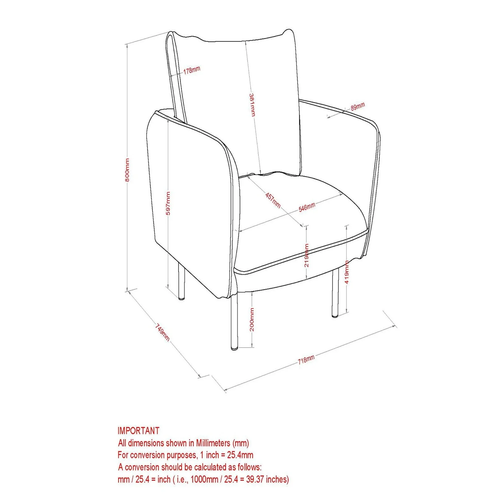 Worldwide Home Furnishings Ryker-Accent Chair-Grey_Beige Accent Chair 403-590GB - Image 8