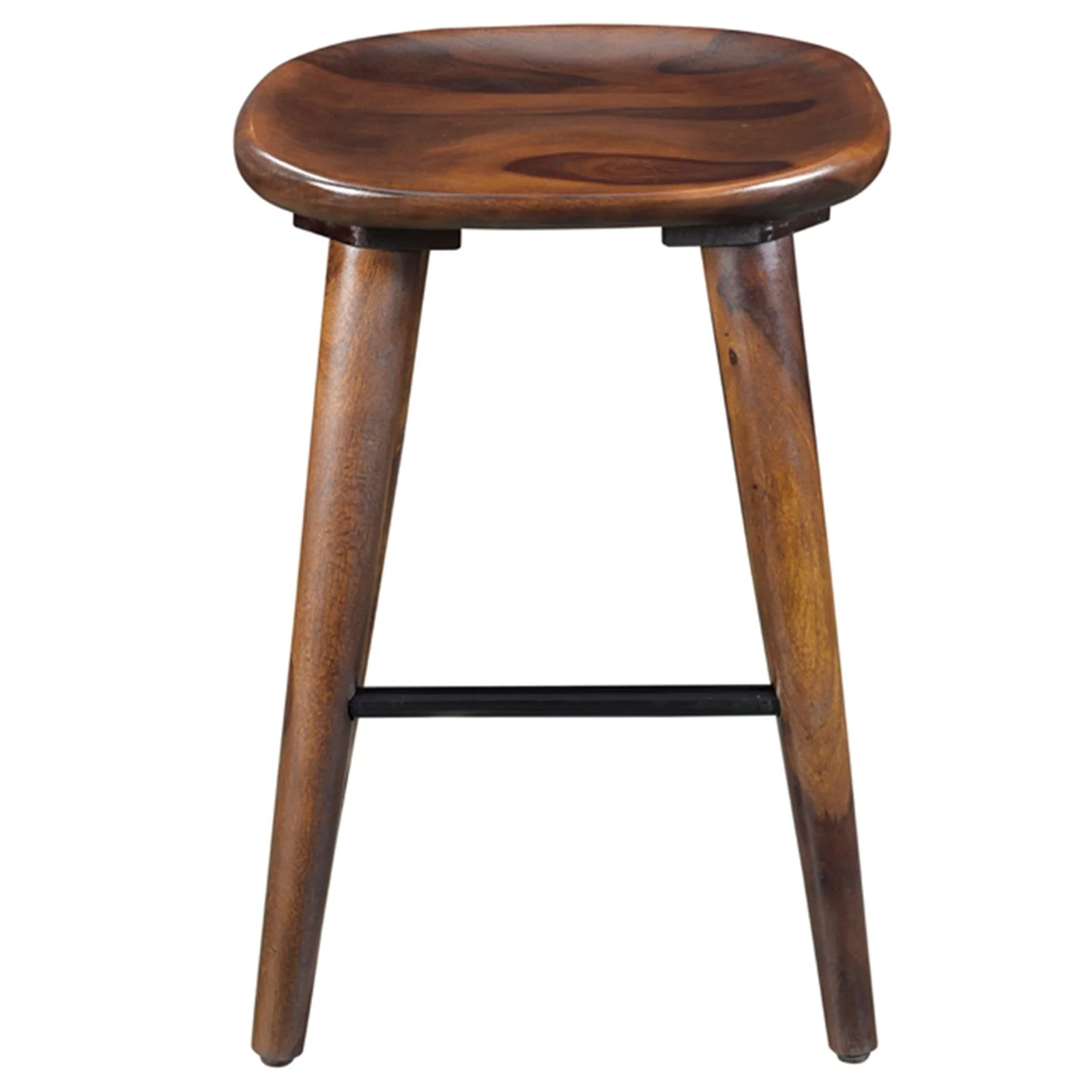 Worldwide Home Furnishings Tahoe-26" Counter Stool-Walnut 26" Counter Stool 203-328WAL - Image 2