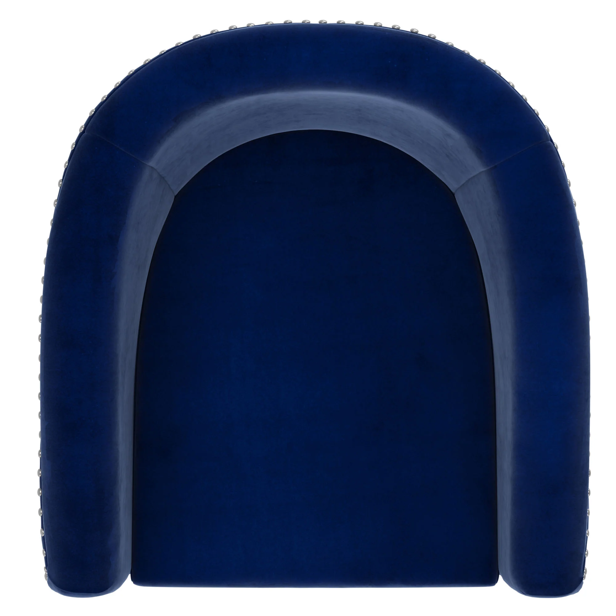 Worldwide Home Furnishings Velci-Accent Chair-Blue Accent Chair 403-373BLU - Image 6