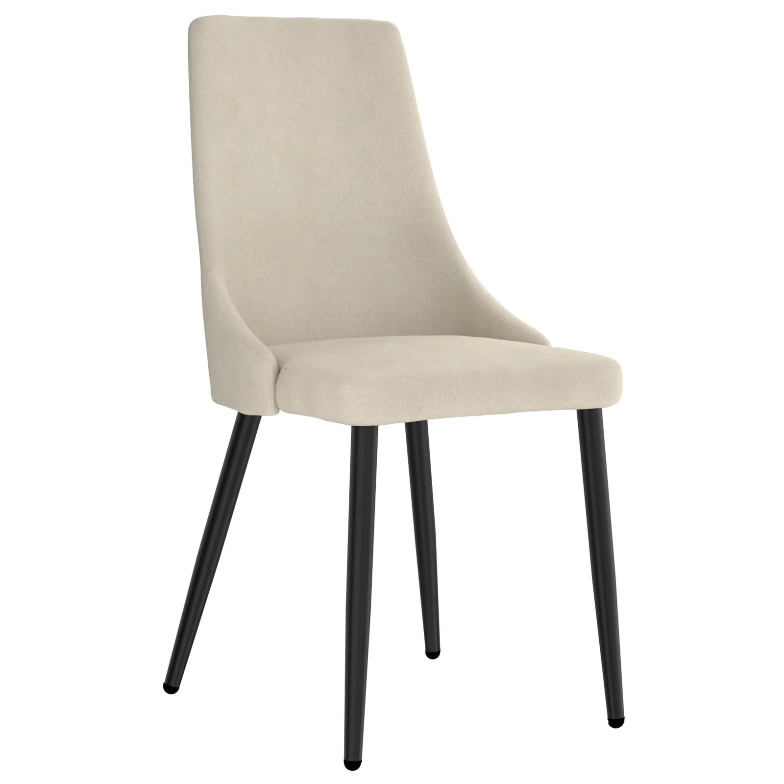Worldwide Home Furnishings Venice-Side Chair-Beige Side Chair, Set Of 2 202-536BEG - Image 3