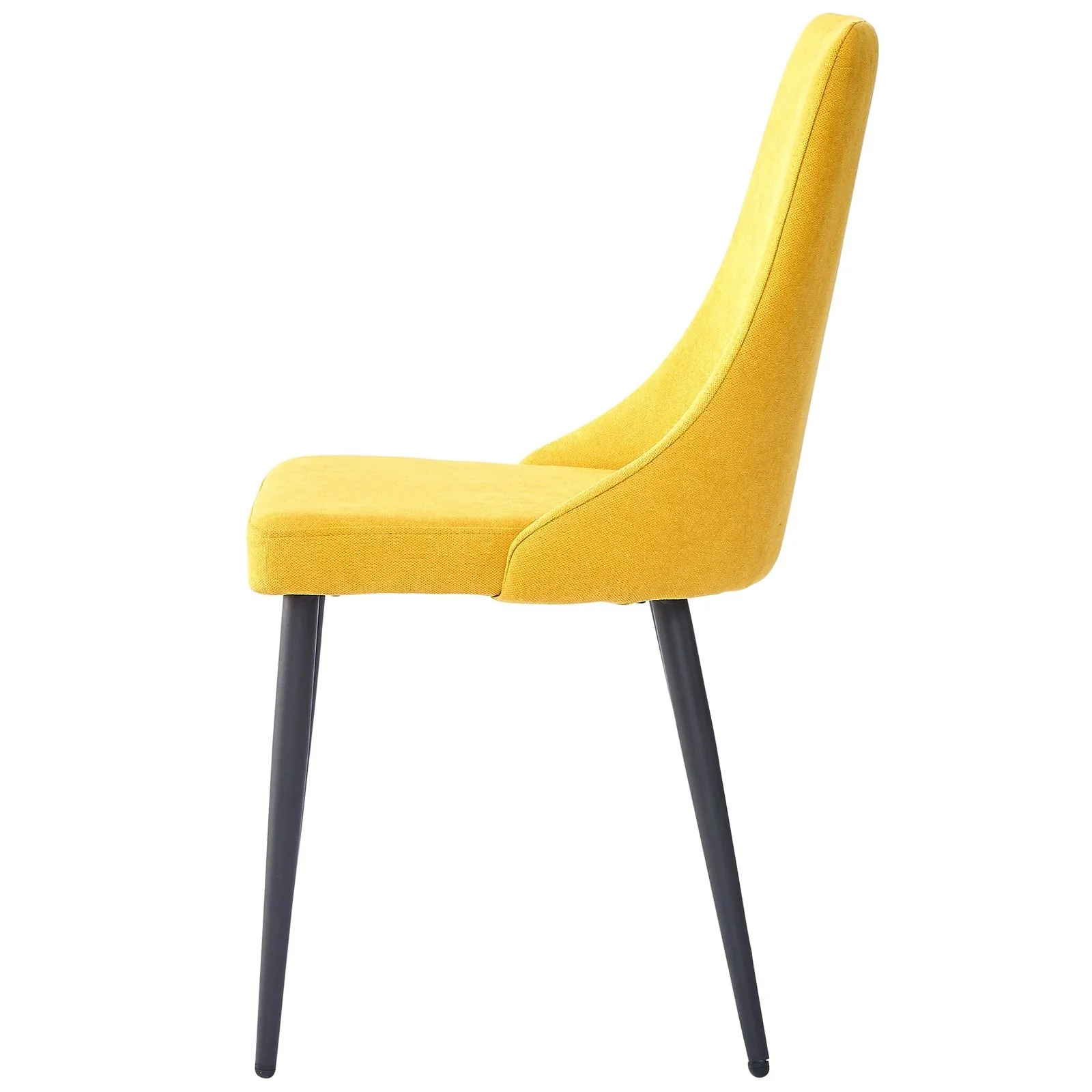 Worldwide Home Furnishings Venice-Side Chair-Mustard Side Chair, Set Of 2 202-536MUS - Image 5