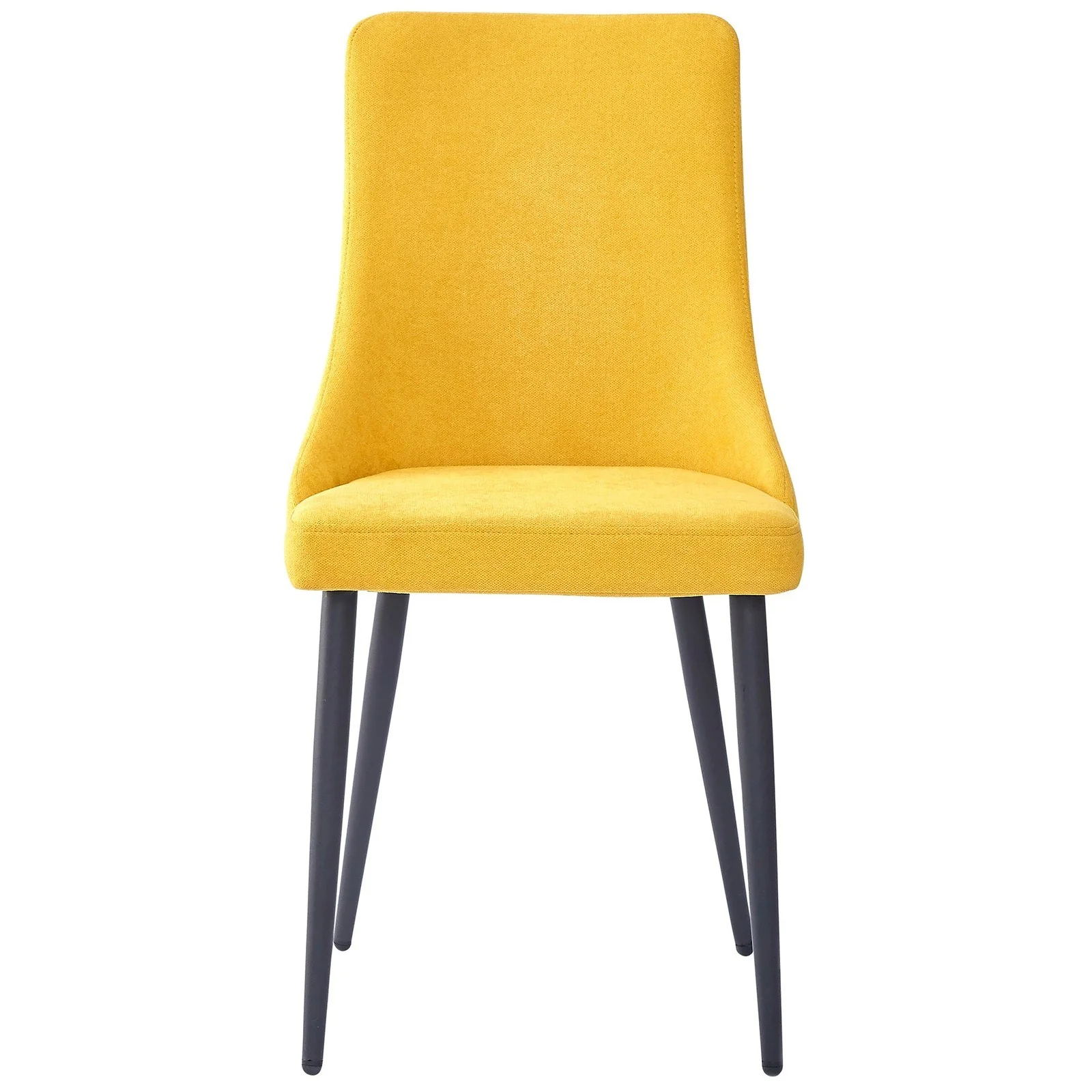 Worldwide Home Furnishings Venice-Side Chair-Mustard Side Chair, Set Of 2 202-536MUS - Image 6