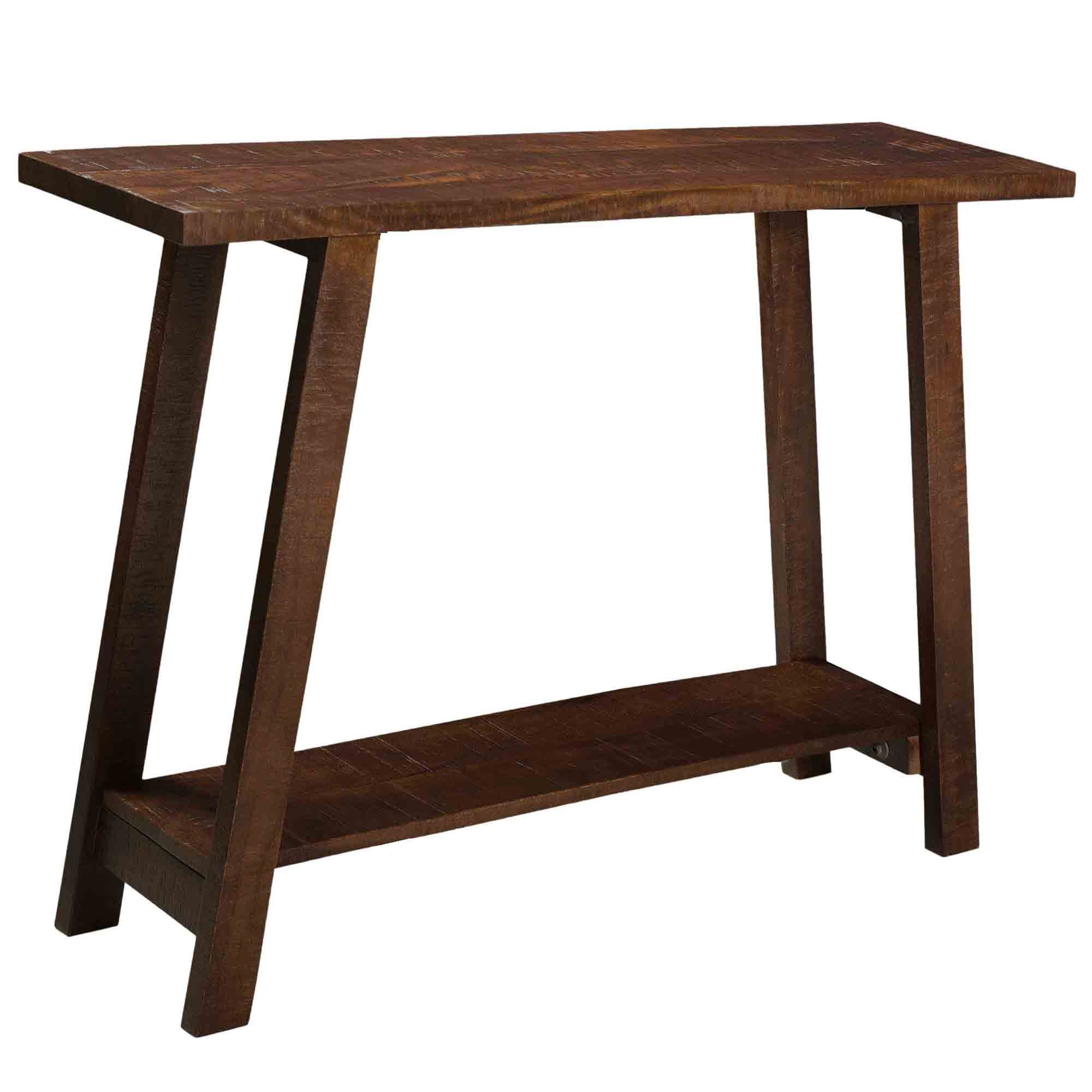 Worldwide Home Furnishings Volsa-Console Table-Walnut Console Table 502-118WAL - Image 2