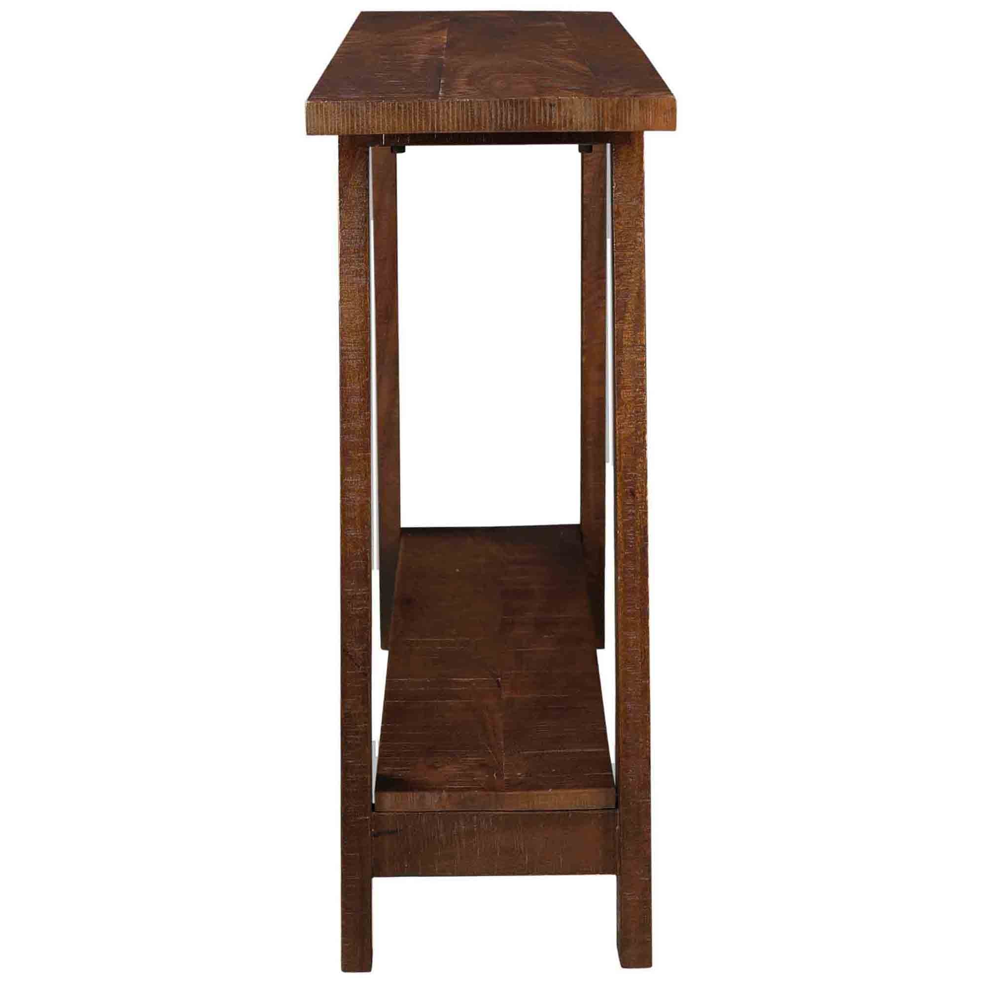 Worldwide Home Furnishings Volsa-Console Table-Walnut Console Table 502-118WAL - Image 3