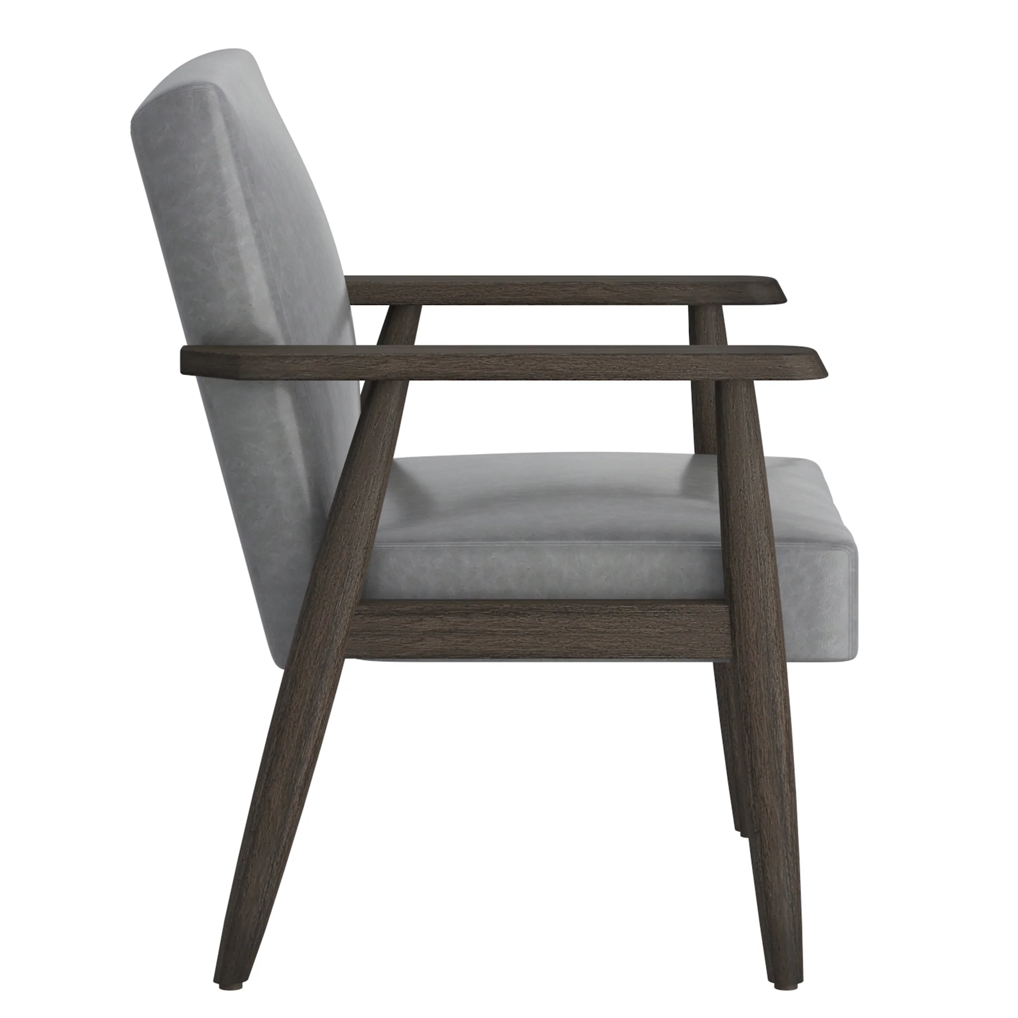 Worldwide Home Furnishings Wilder-Accent Chair-Grey Accent Chair 403-589GY - Image 4