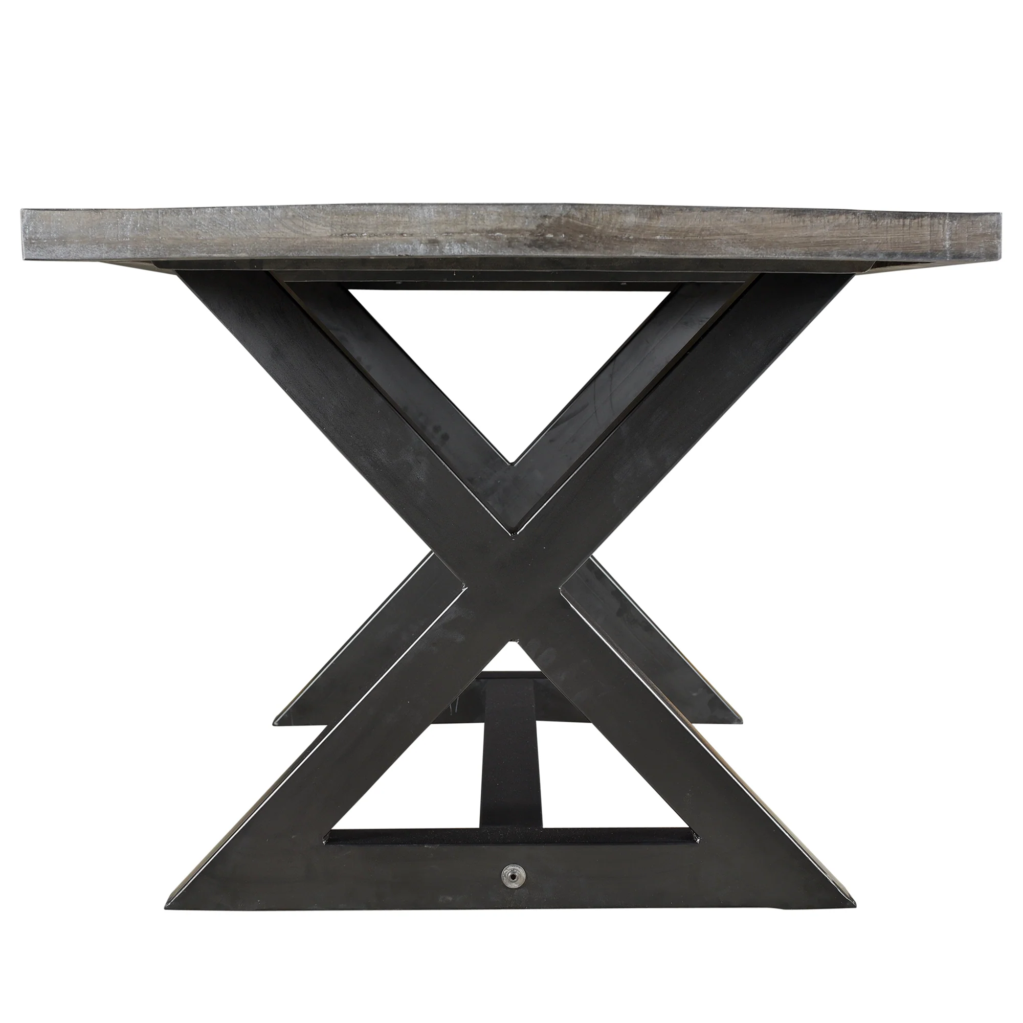Worldwide Home Furnishings Zax DG_Silvano GY-7pc Dining Se 7pc-Dining Set 207-147DG-429GY - Image 3